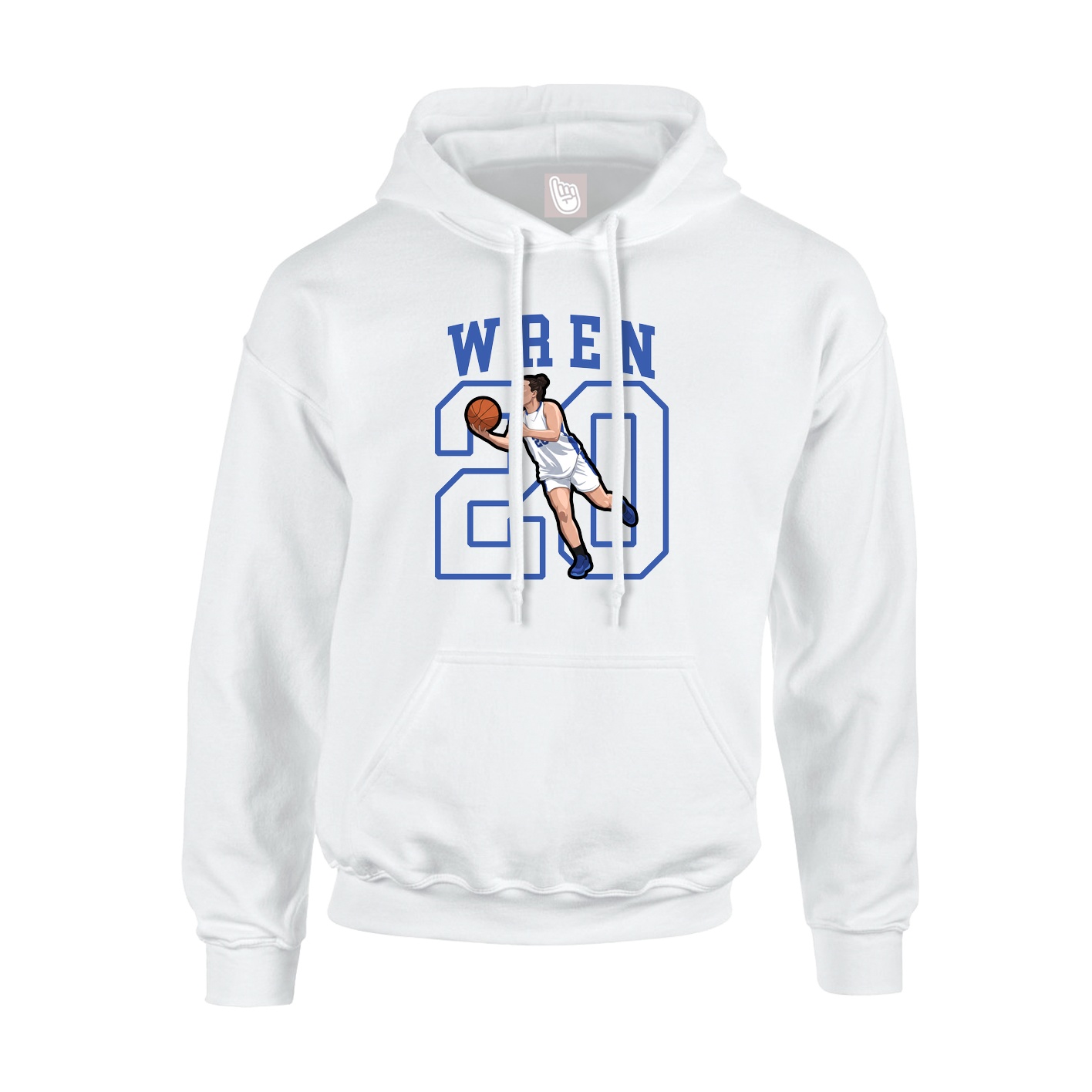 Hoodie — Shirsey in White