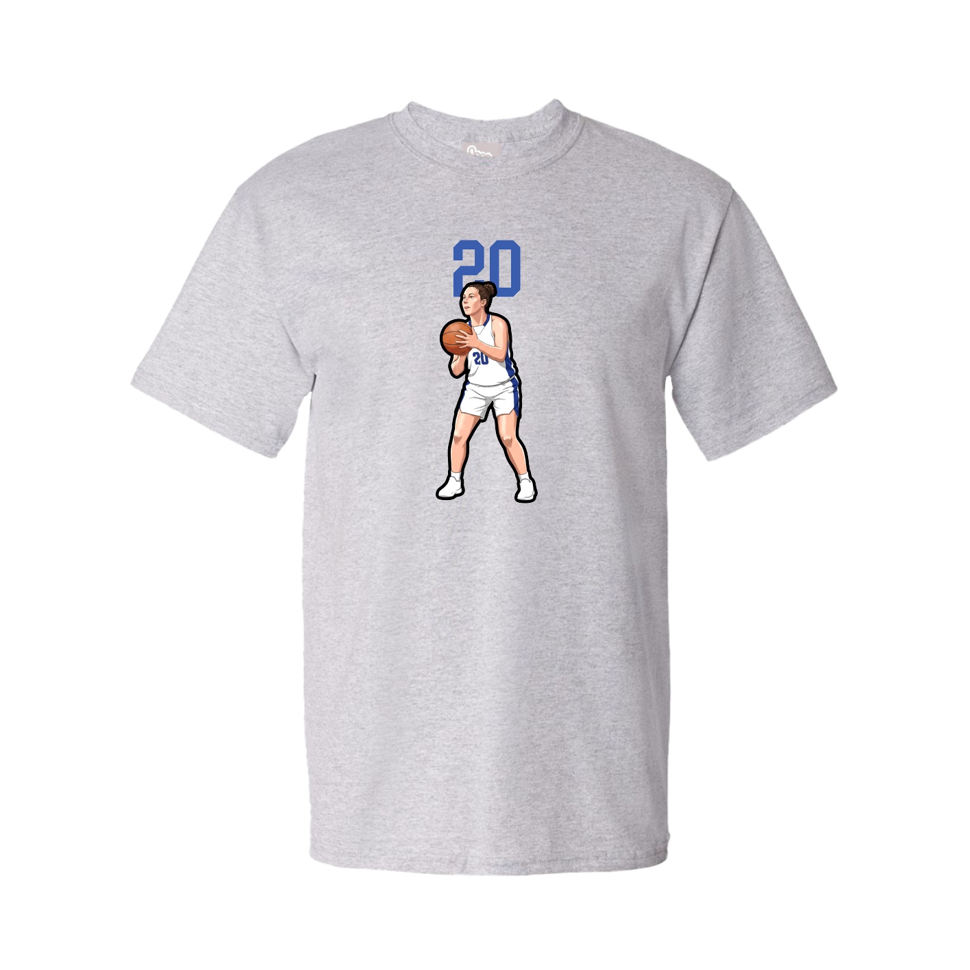 Tee — Number Top in Grey
