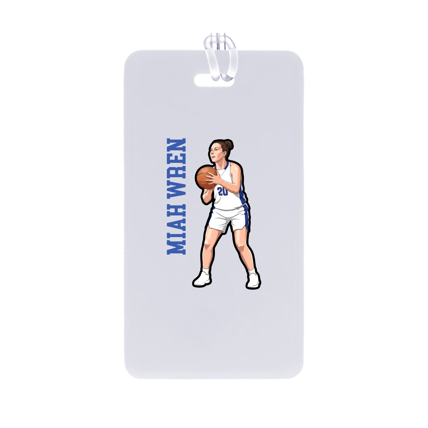 Bag Tag — Name Vertical in Classic