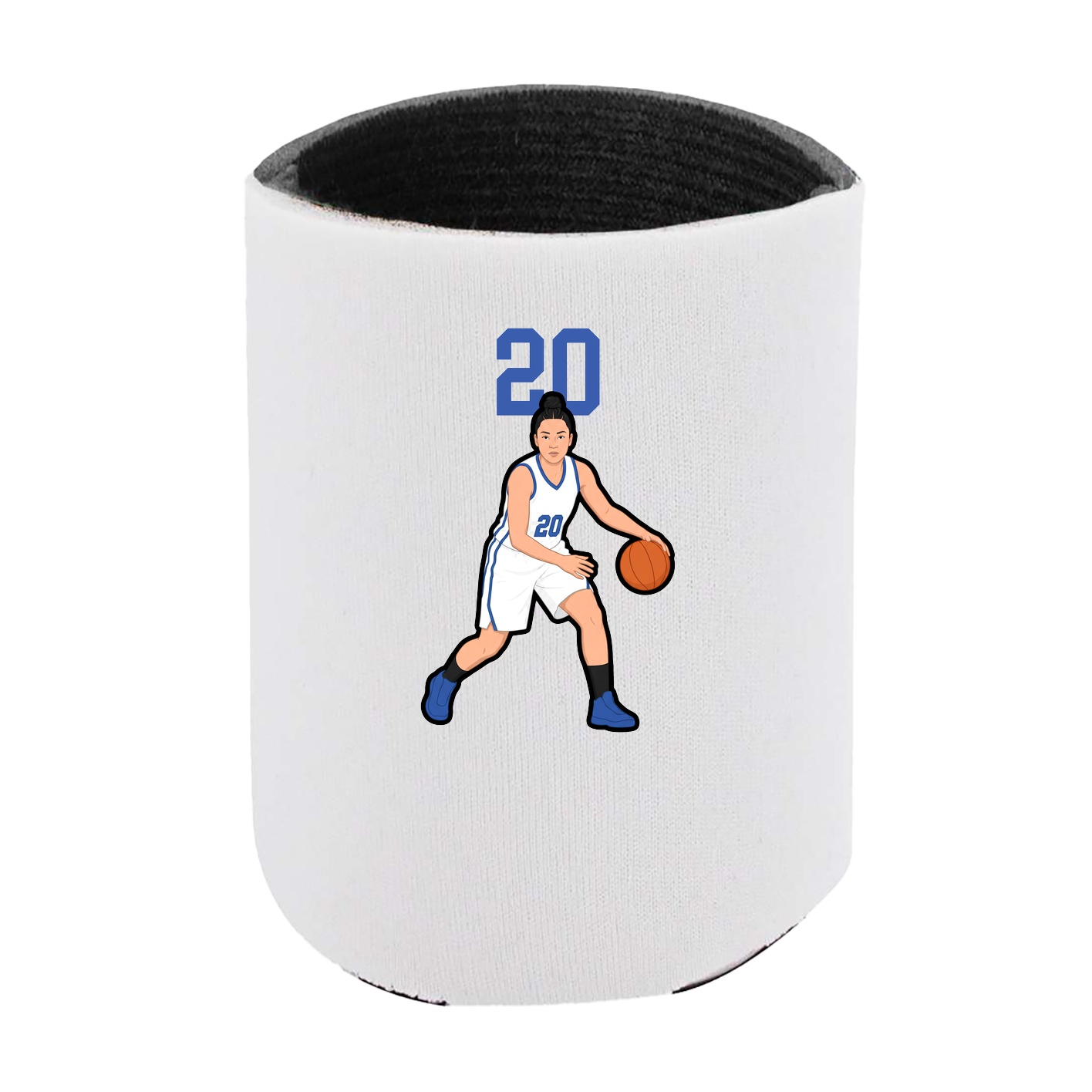 Can Holder — Number Top in White