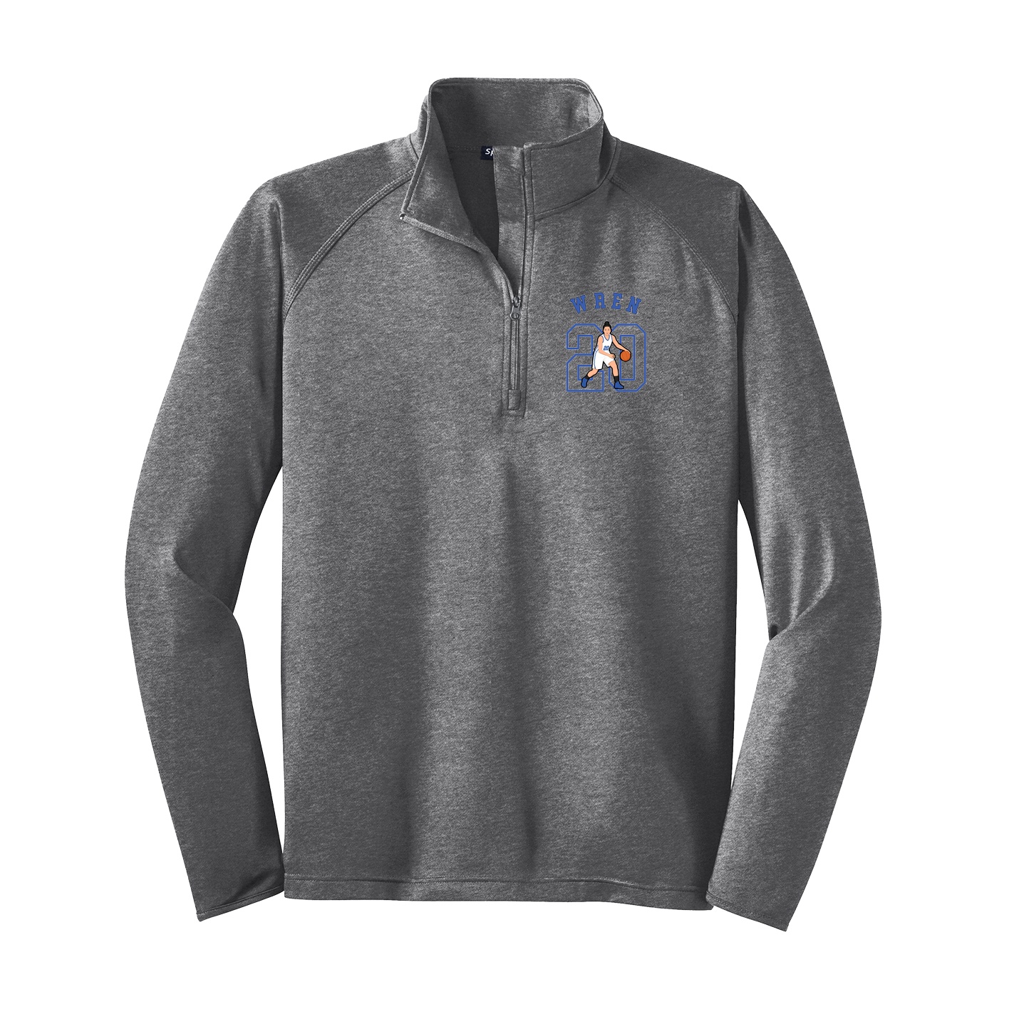 Q-Zip Pullover — Shirsey Arch in Grey