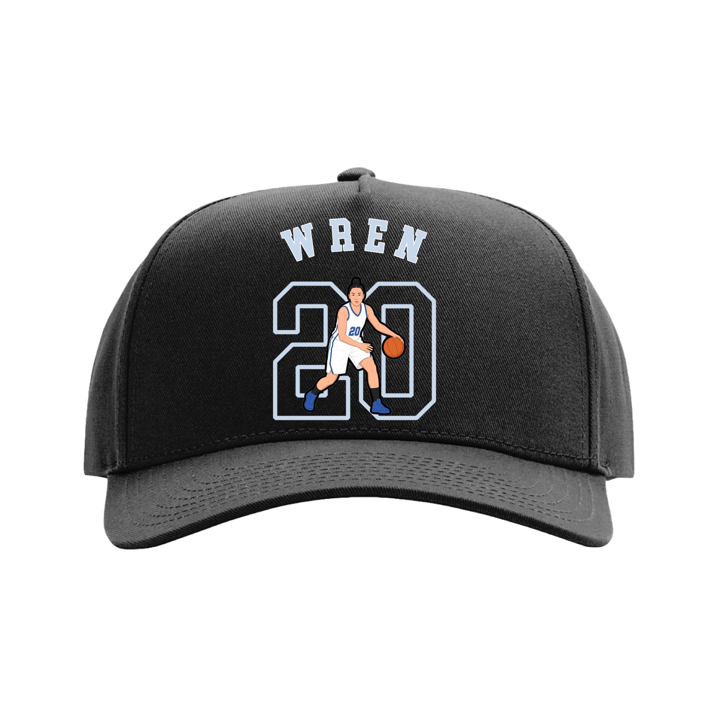 Full Fabric Five-Panel Champ Cap