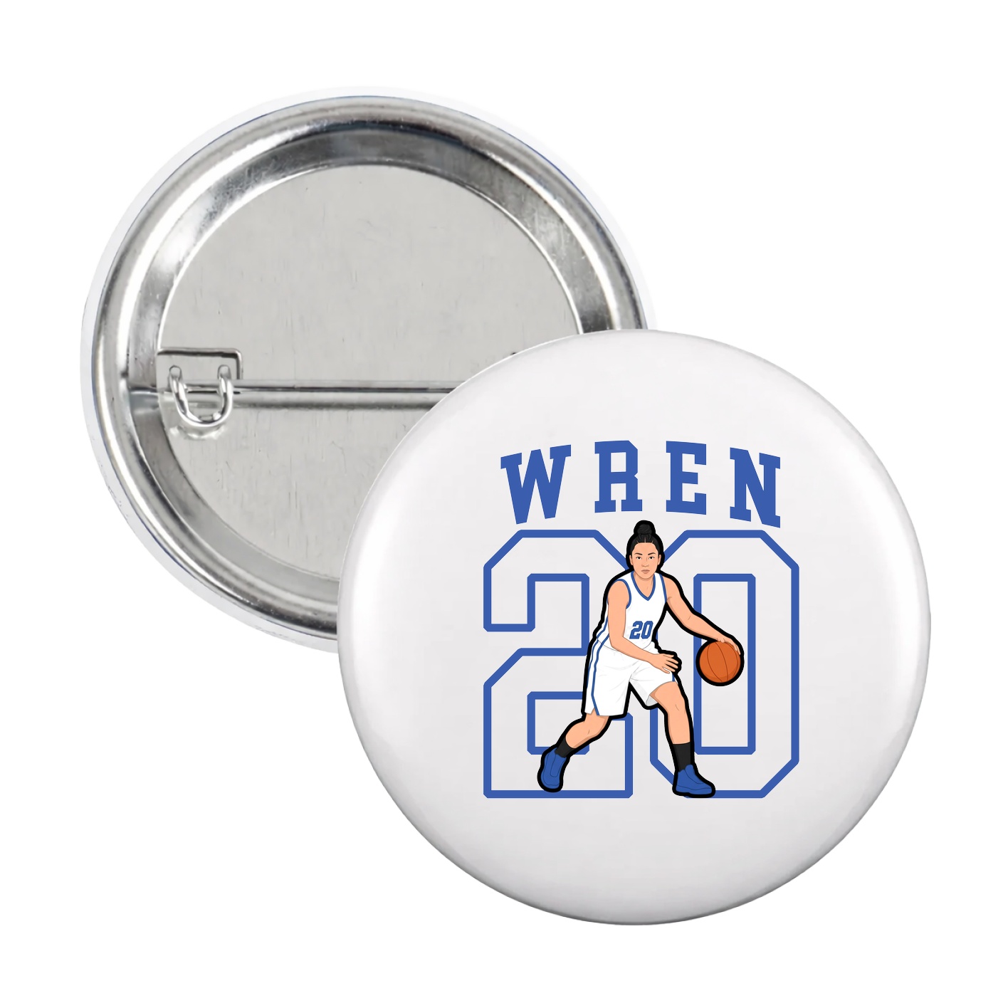 Game Day Button — Shirsey in White