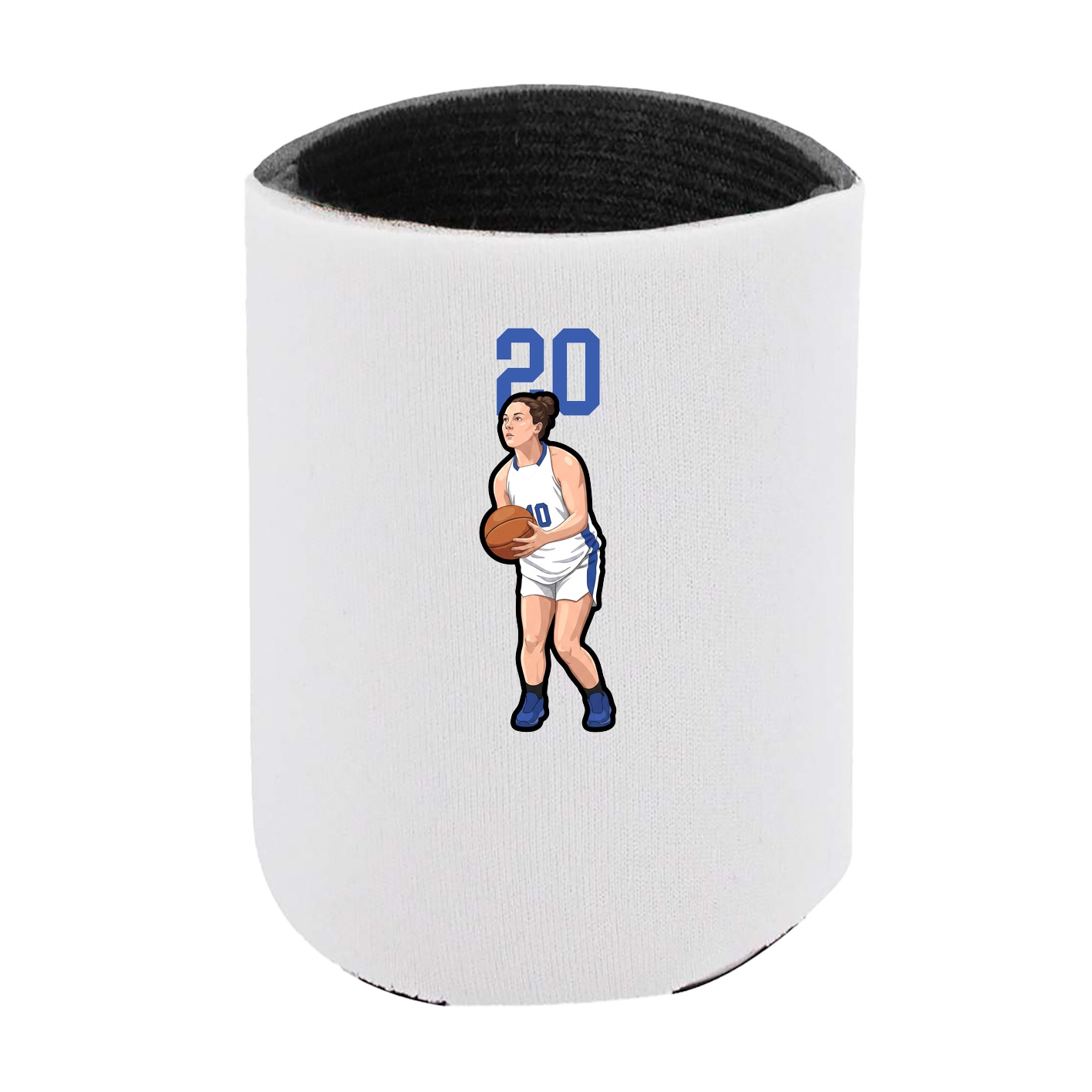 Can Holder — Number Top in White