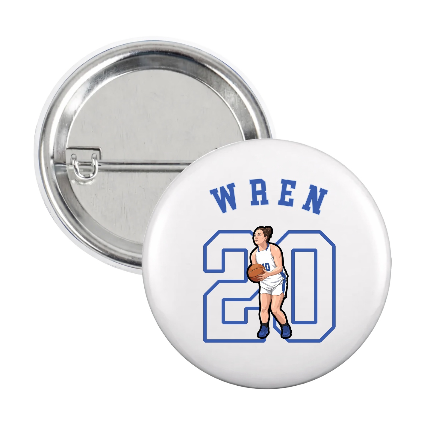 Game Day Button — Shirsey Arch in White