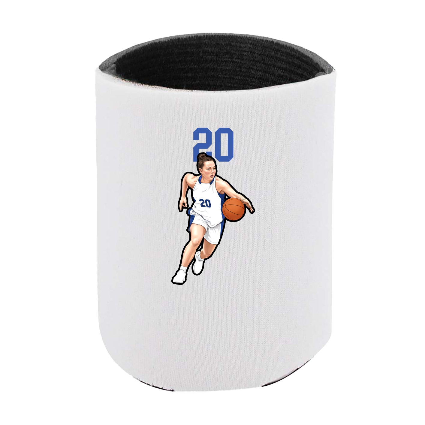 Can Holder — Number Top in White