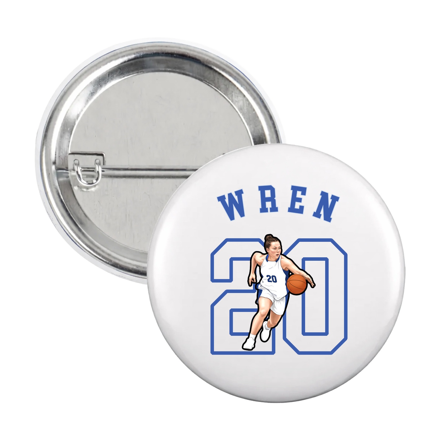 Game Day Button — Shirsey Arch in White