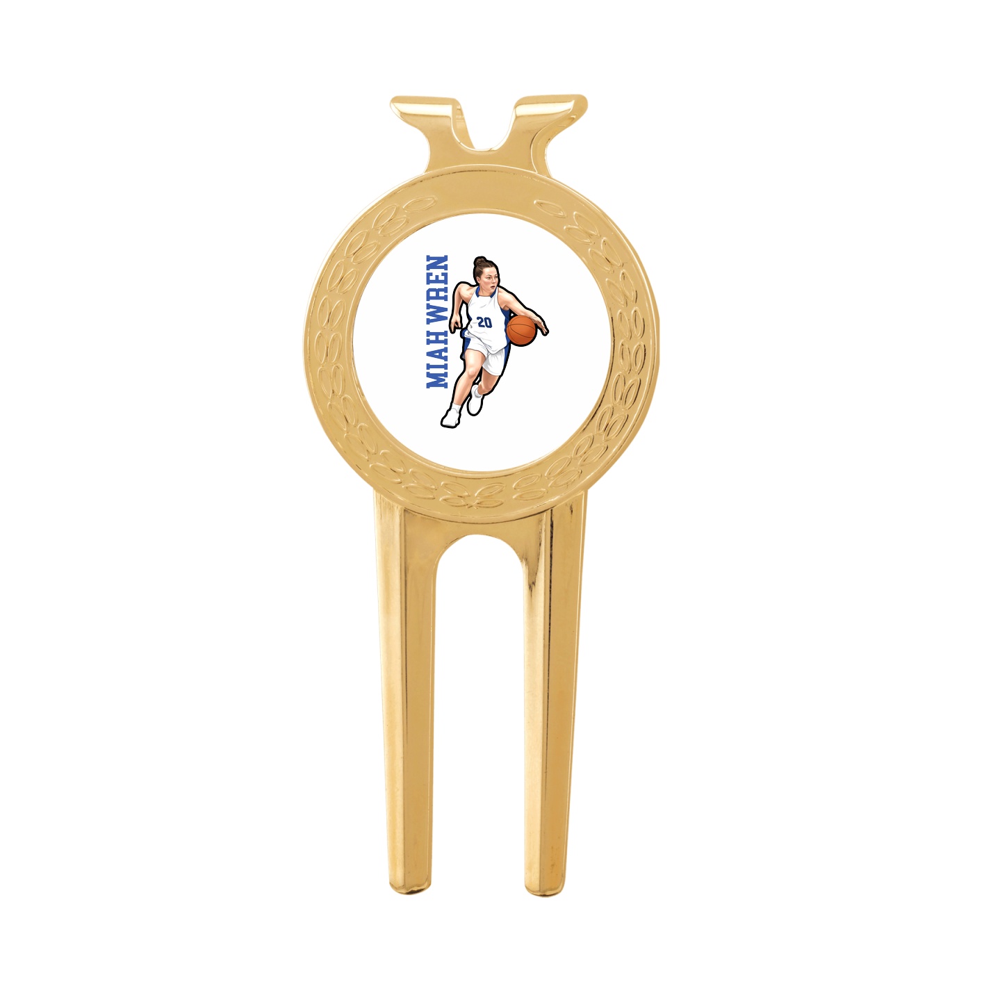 Divot Tool with Ball Marker — Name Vertical in Classic