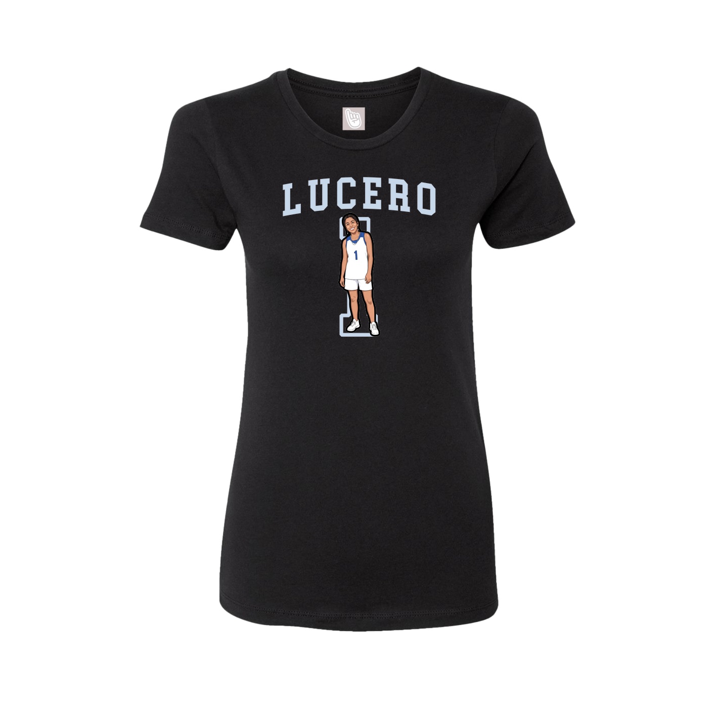 Fitted Women's Tee — Shirsey in Black
