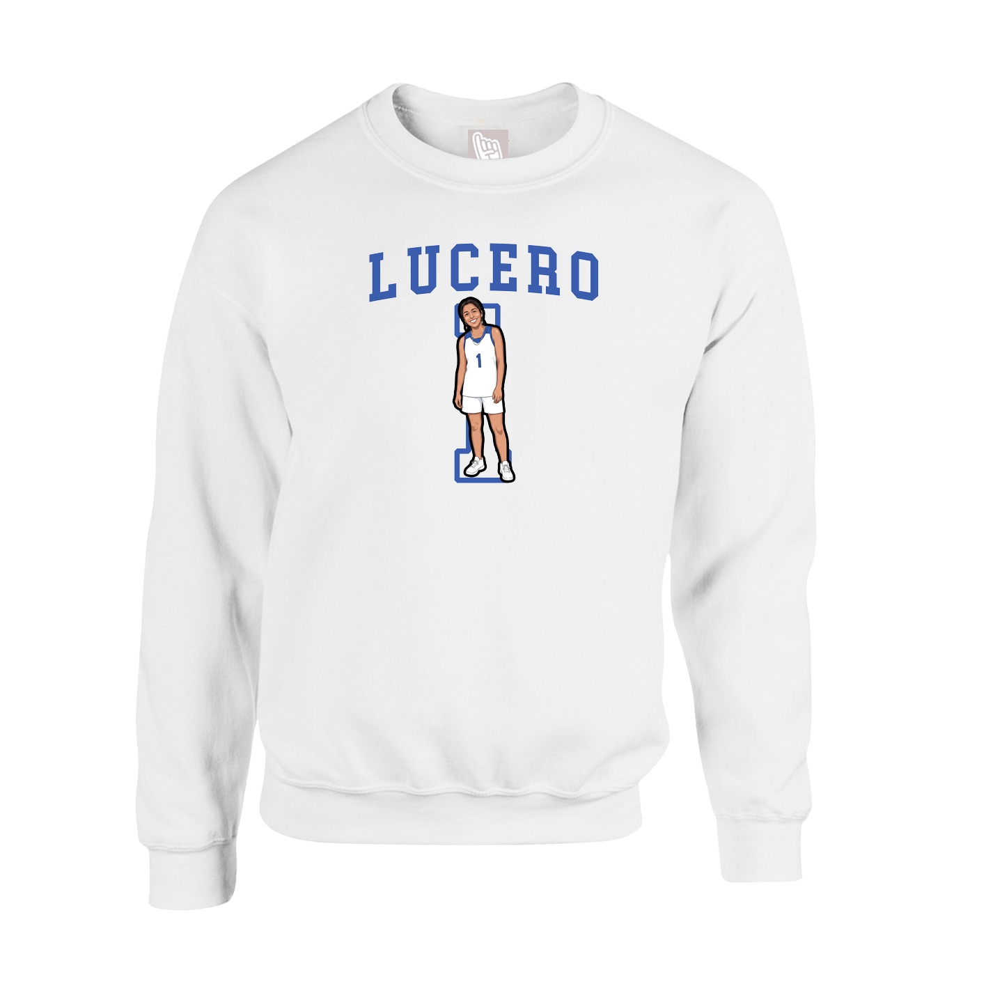 Fleece Crew — Shirsey in White