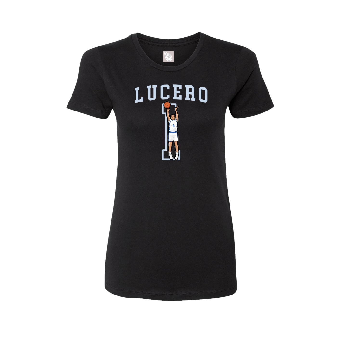 Fitted Women's Tee — Shirsey in Black