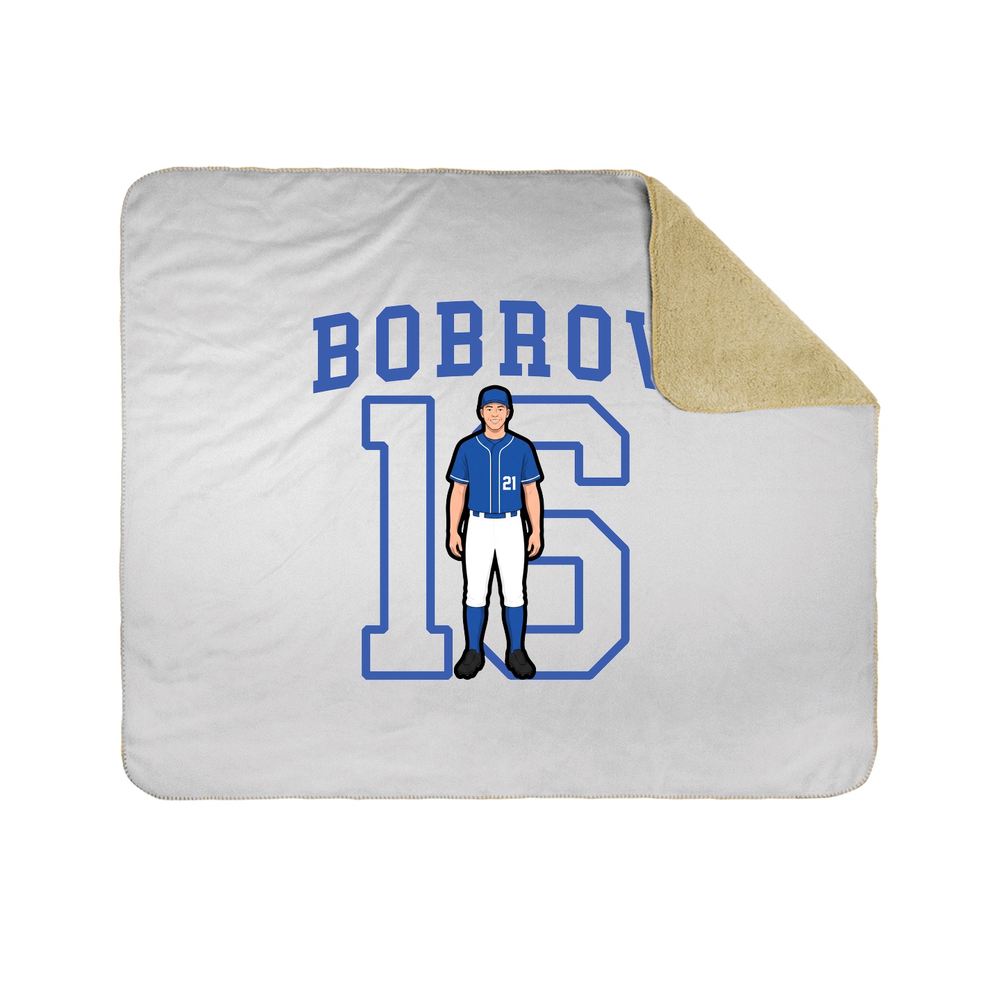 Throw Blanket — Shirsey in White