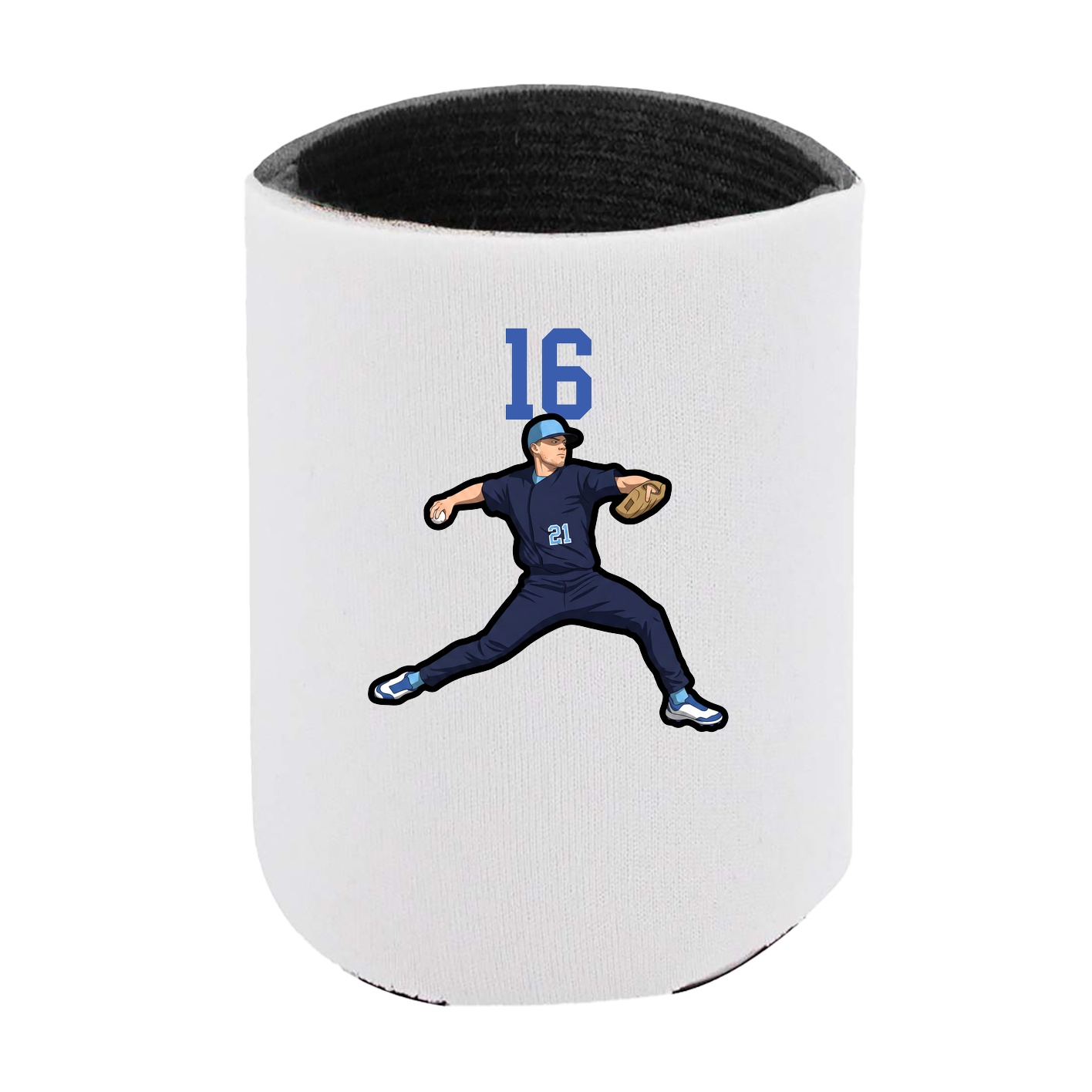 Can Holder — Number Top in White