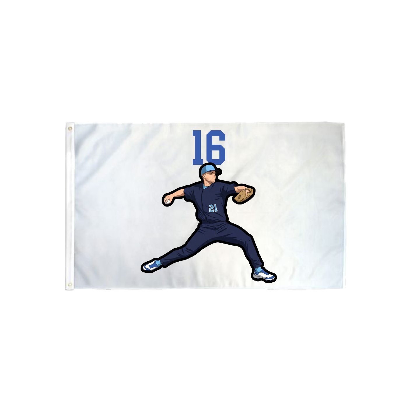 3x5 Flag — Number Top in Classic