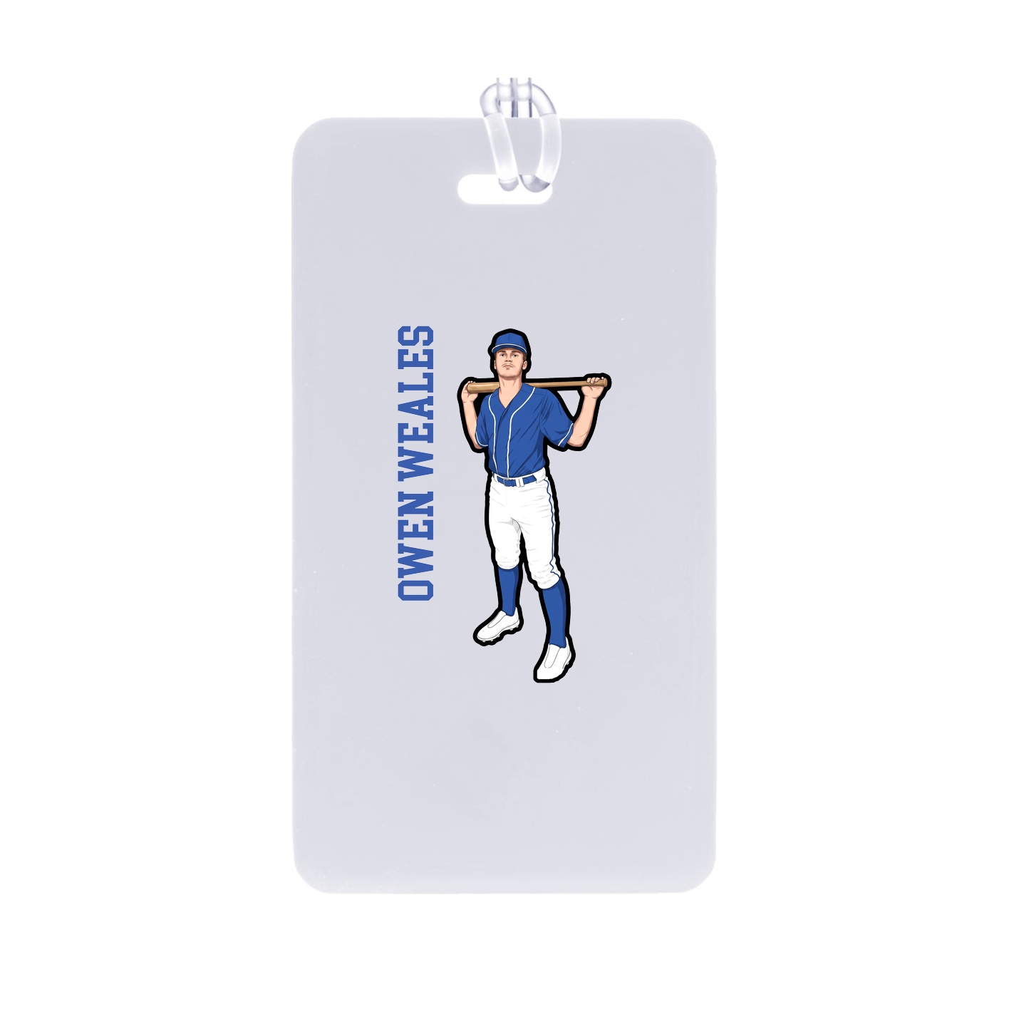 Bag Tag — Name Vertical in Classic