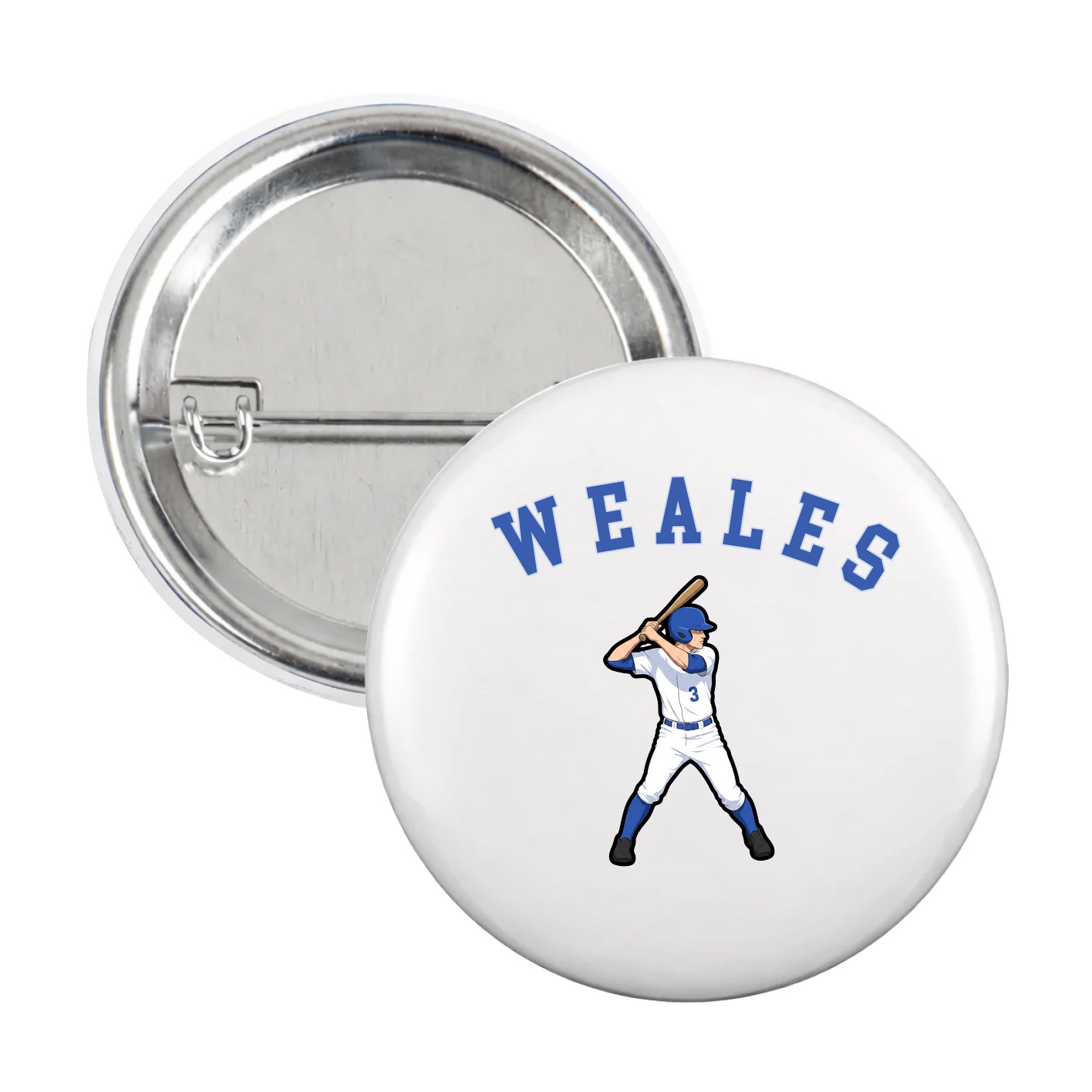 Game Day Button — Shirsey Arch in White
