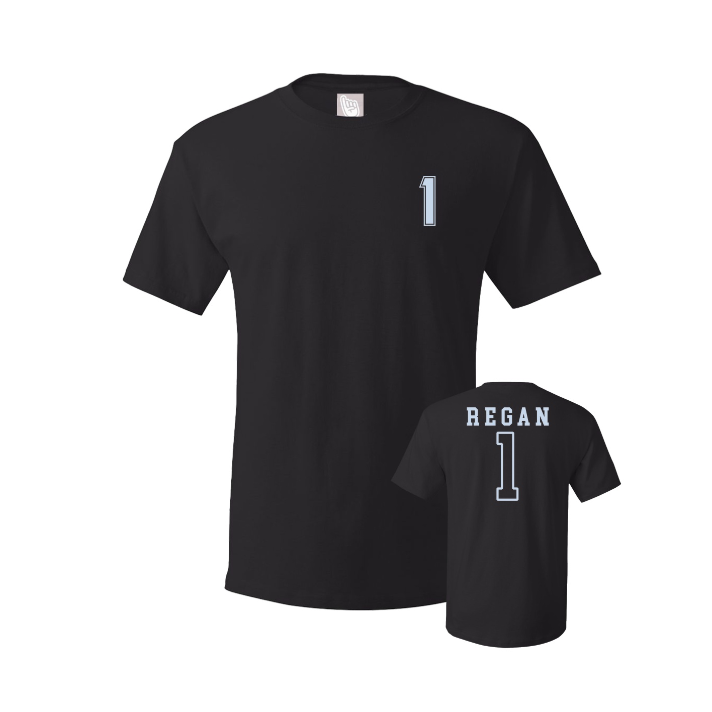 Youth Tee — Chest Back in Black