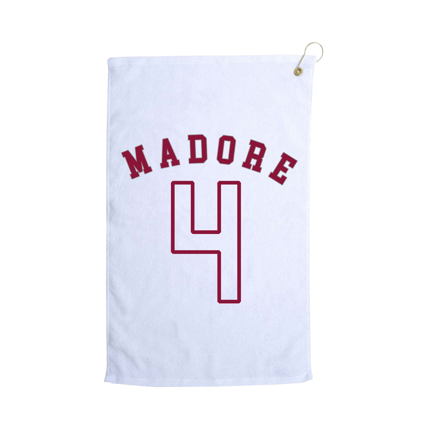 Golf Towel — Shirsey Arch in White