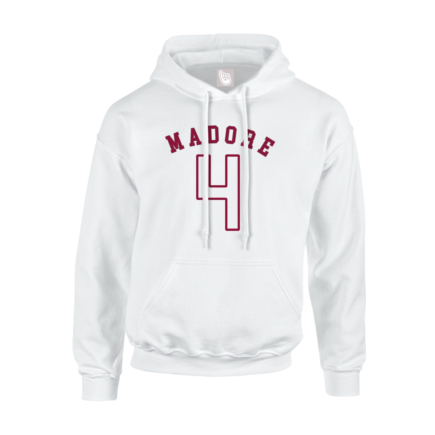 Hoodie — Shirsey Arch in White