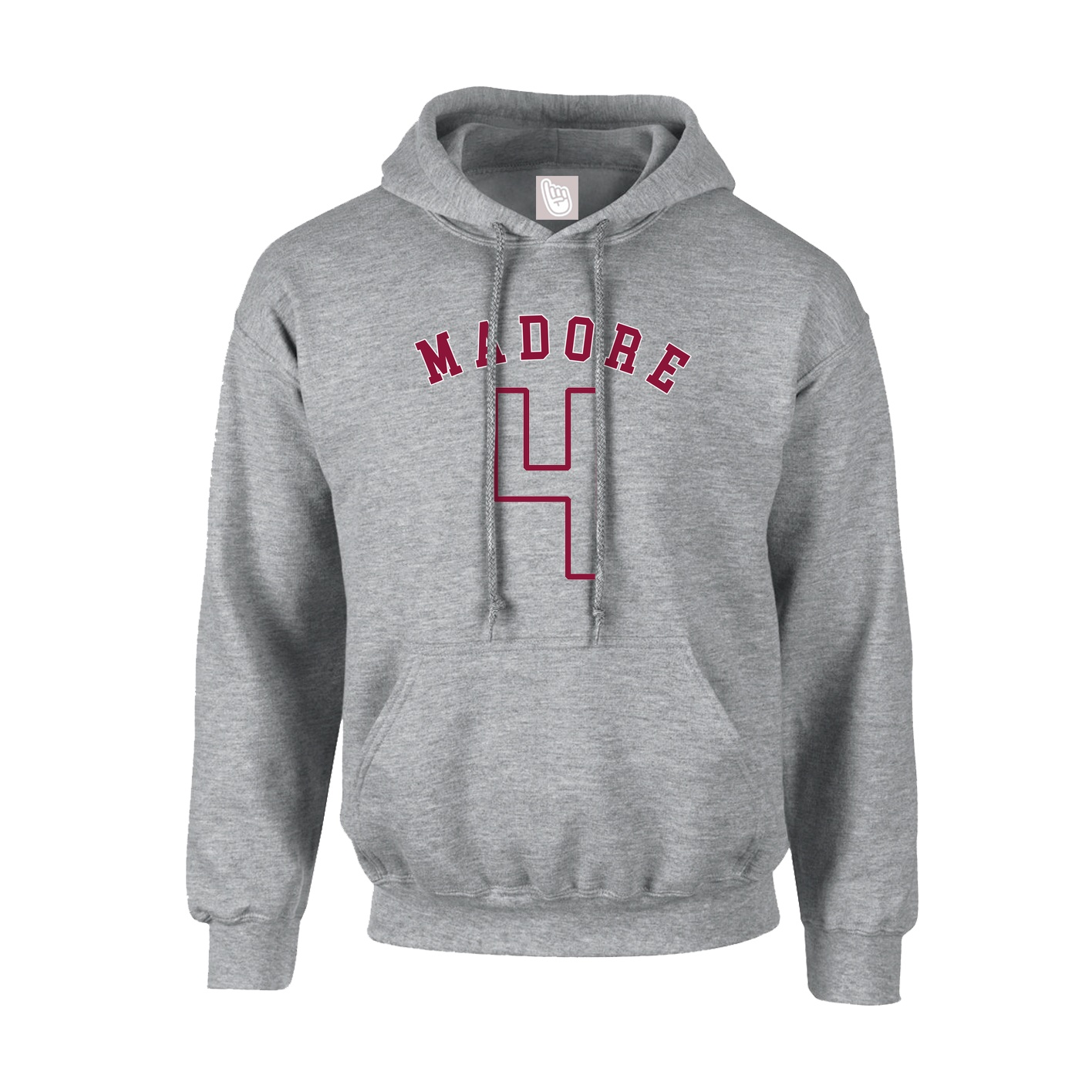 Youth Hoodie — Shirsey Arch in Grey