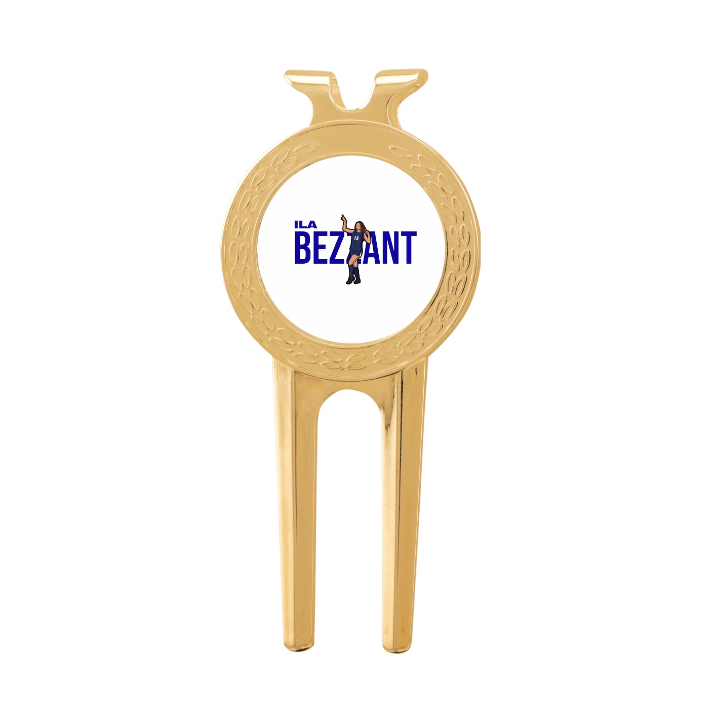 Divot Tool with Ball Marker — Player Name in Classic