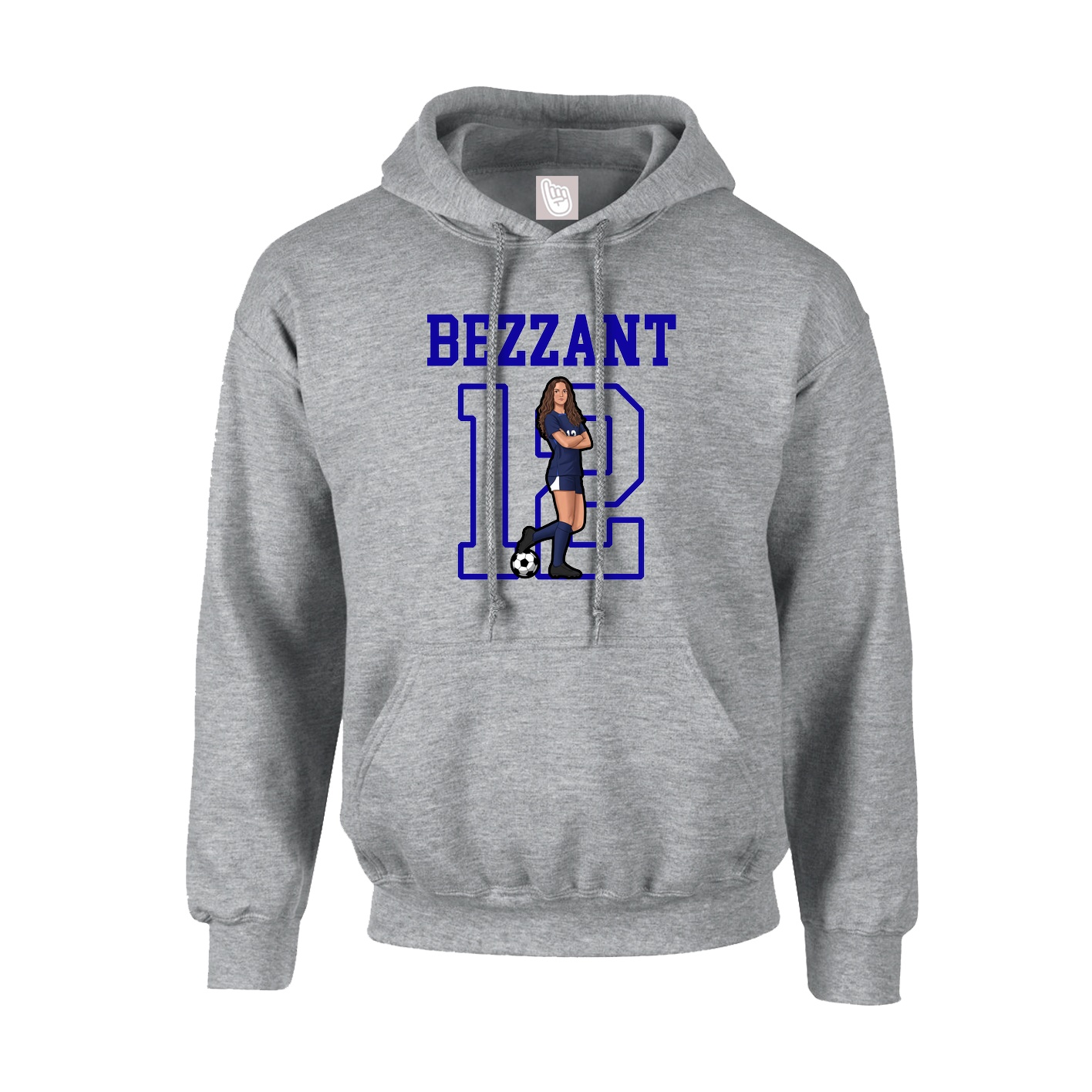 Hoodie — Shirsey in Grey