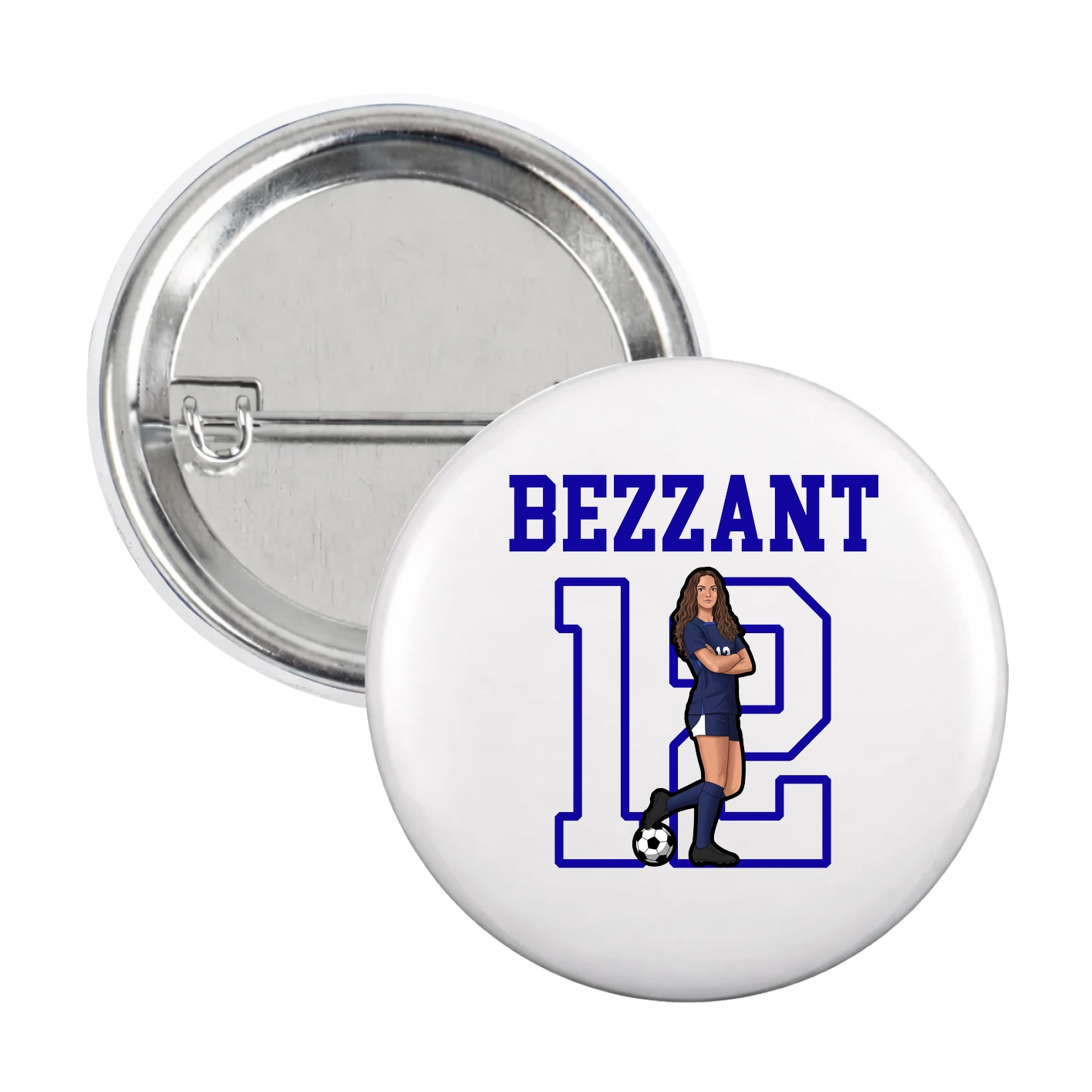 Game Day Button — Shirsey in White