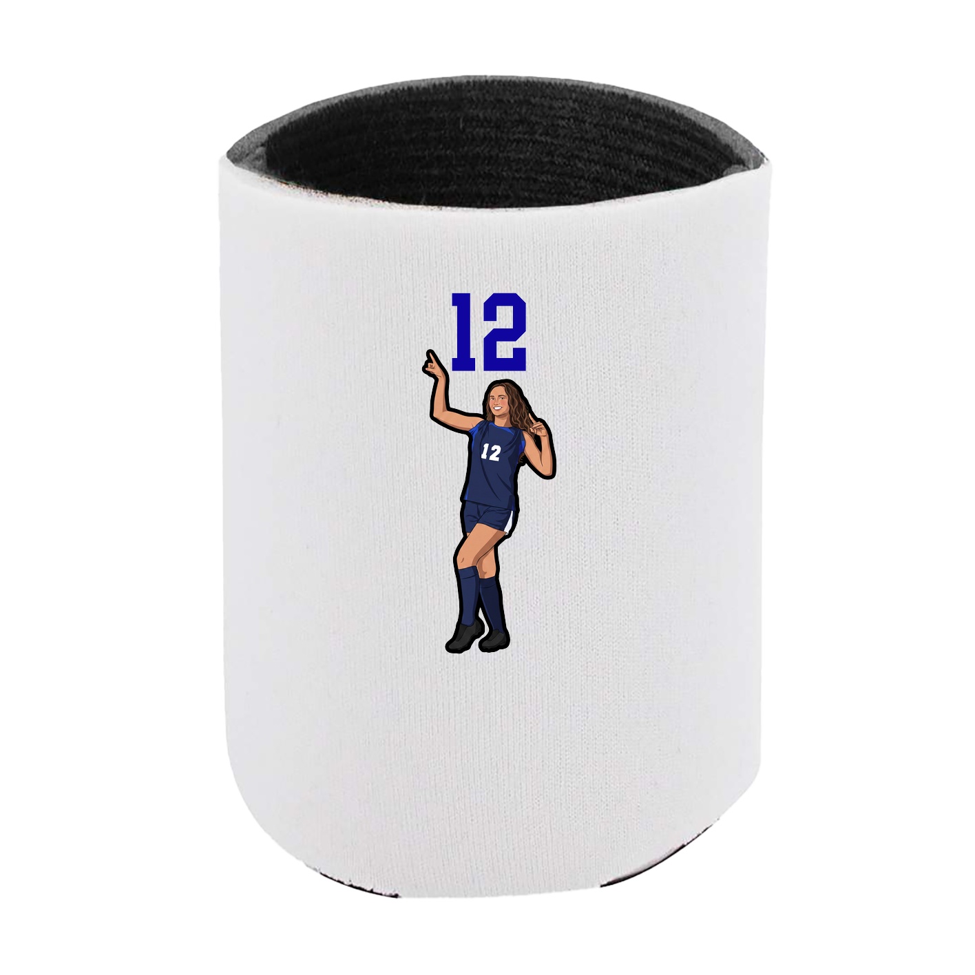 Can Holder — Number Top in White