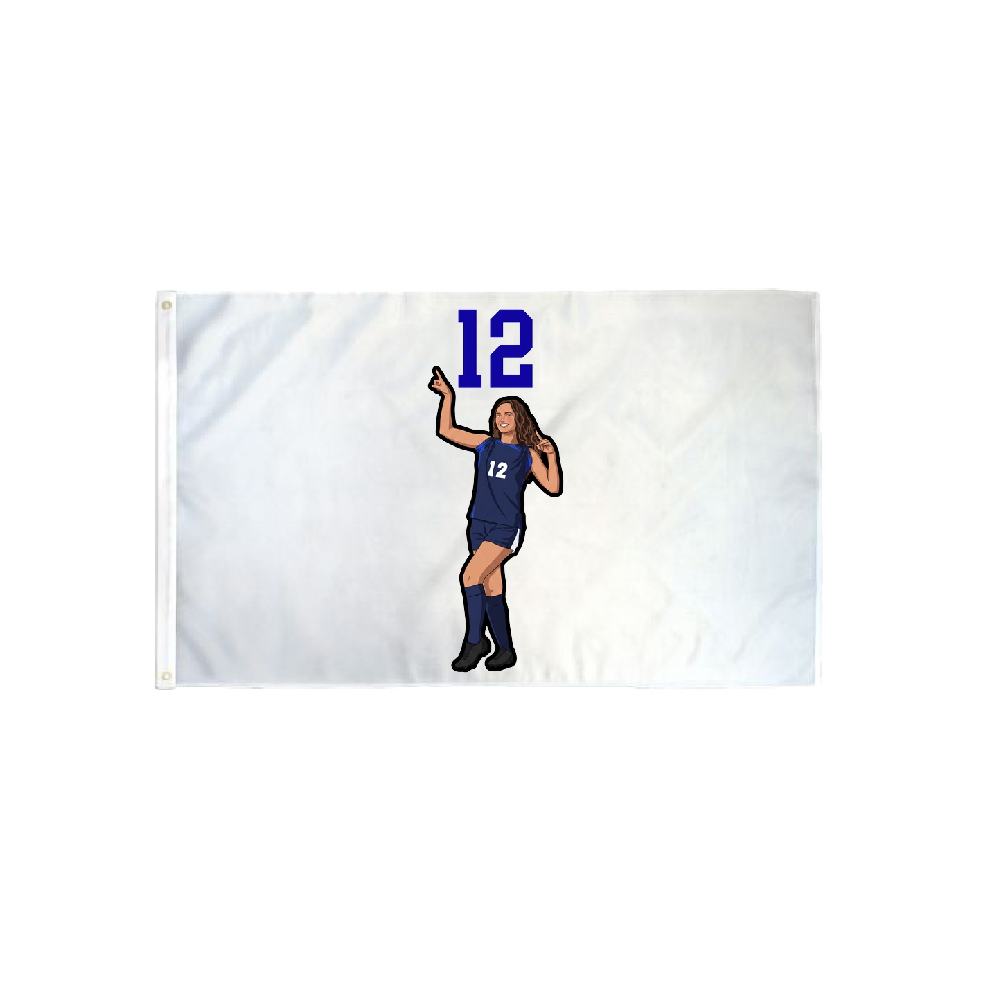 3x5 Flag — Number Top in Classic