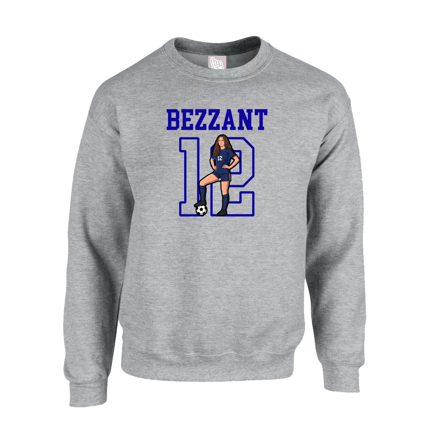 Fleece Crew — Shirsey in Grey