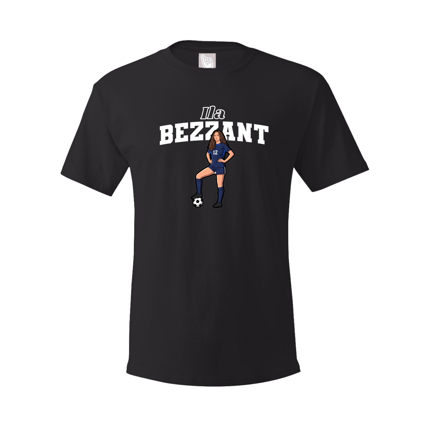 Youth Tee — Name Arch in Black