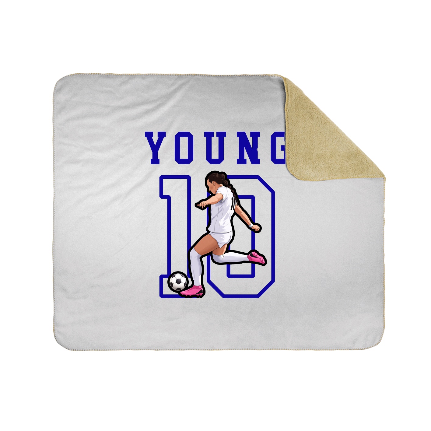 Throw Blanket — Shirsey in White