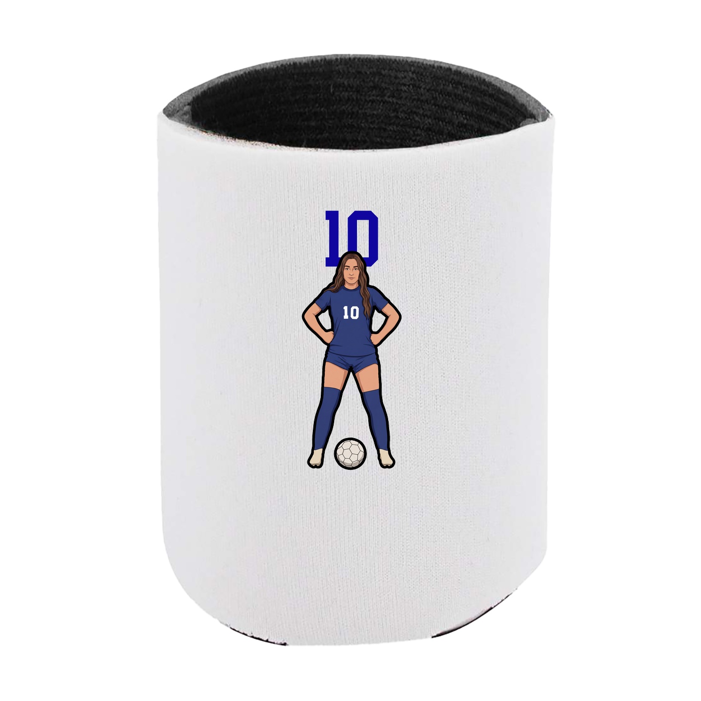 Can Holder — Number Top in White