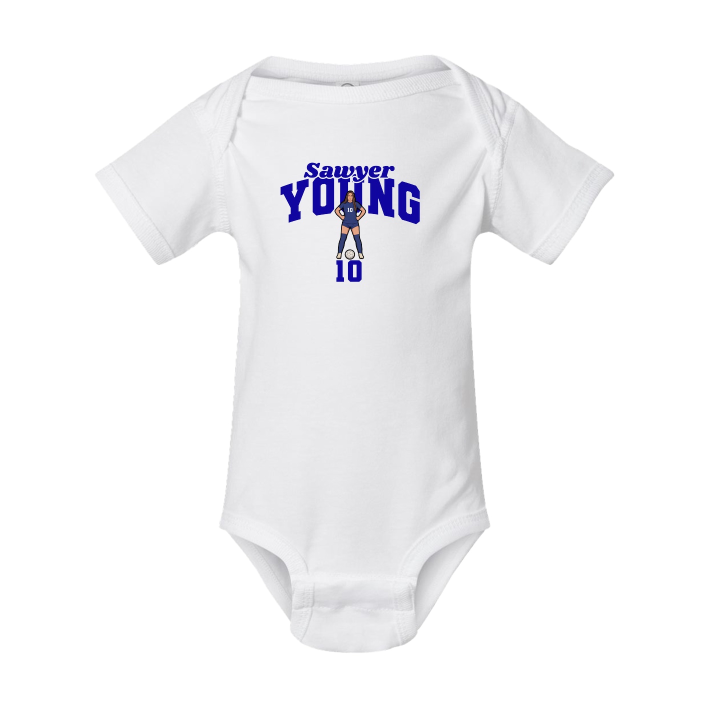 Baby Onesie — Signature Arch in White