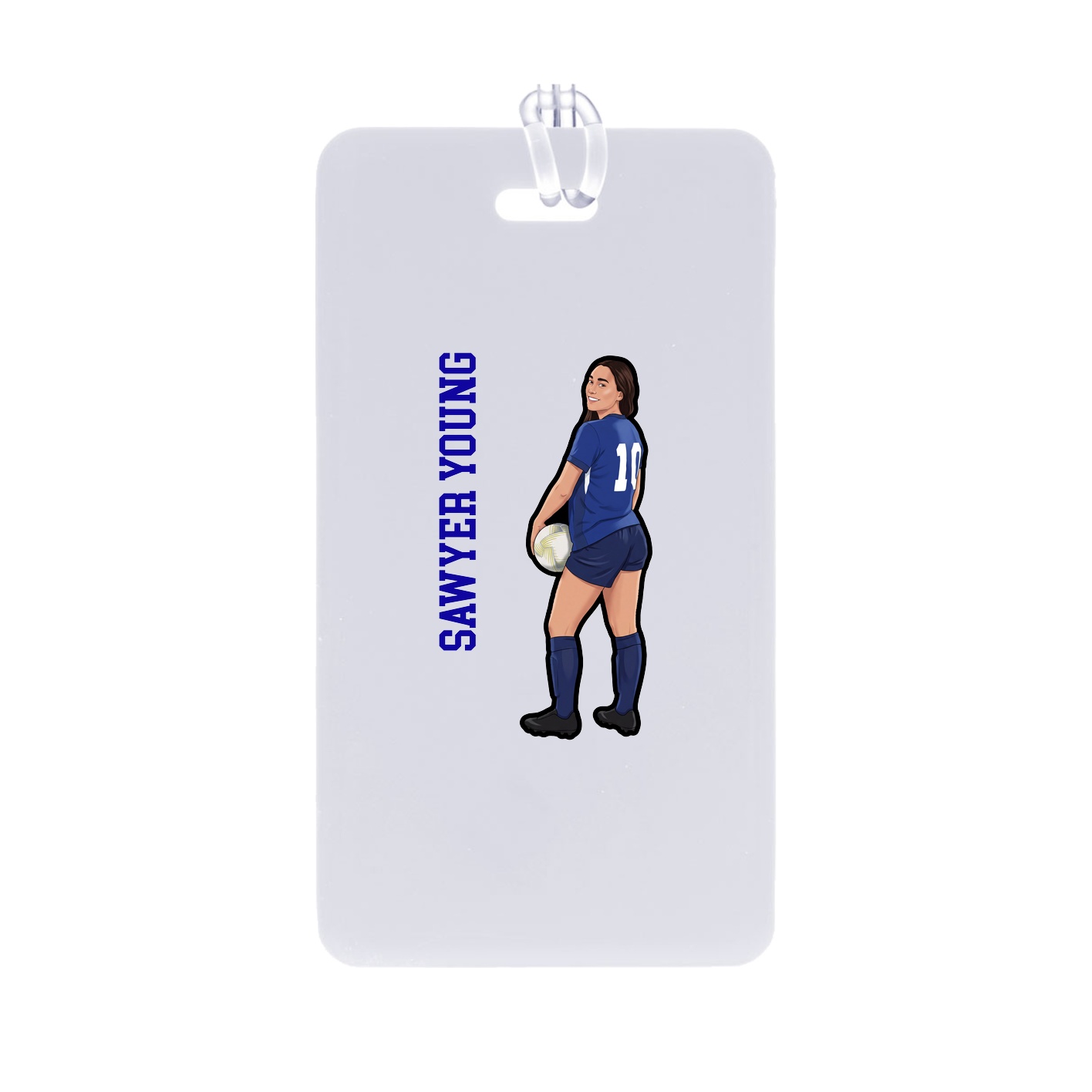 Bag Tag — Name Vertical in Classic