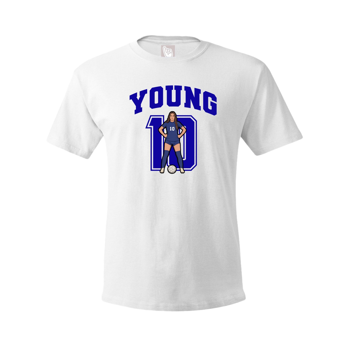 Tee — Number in White