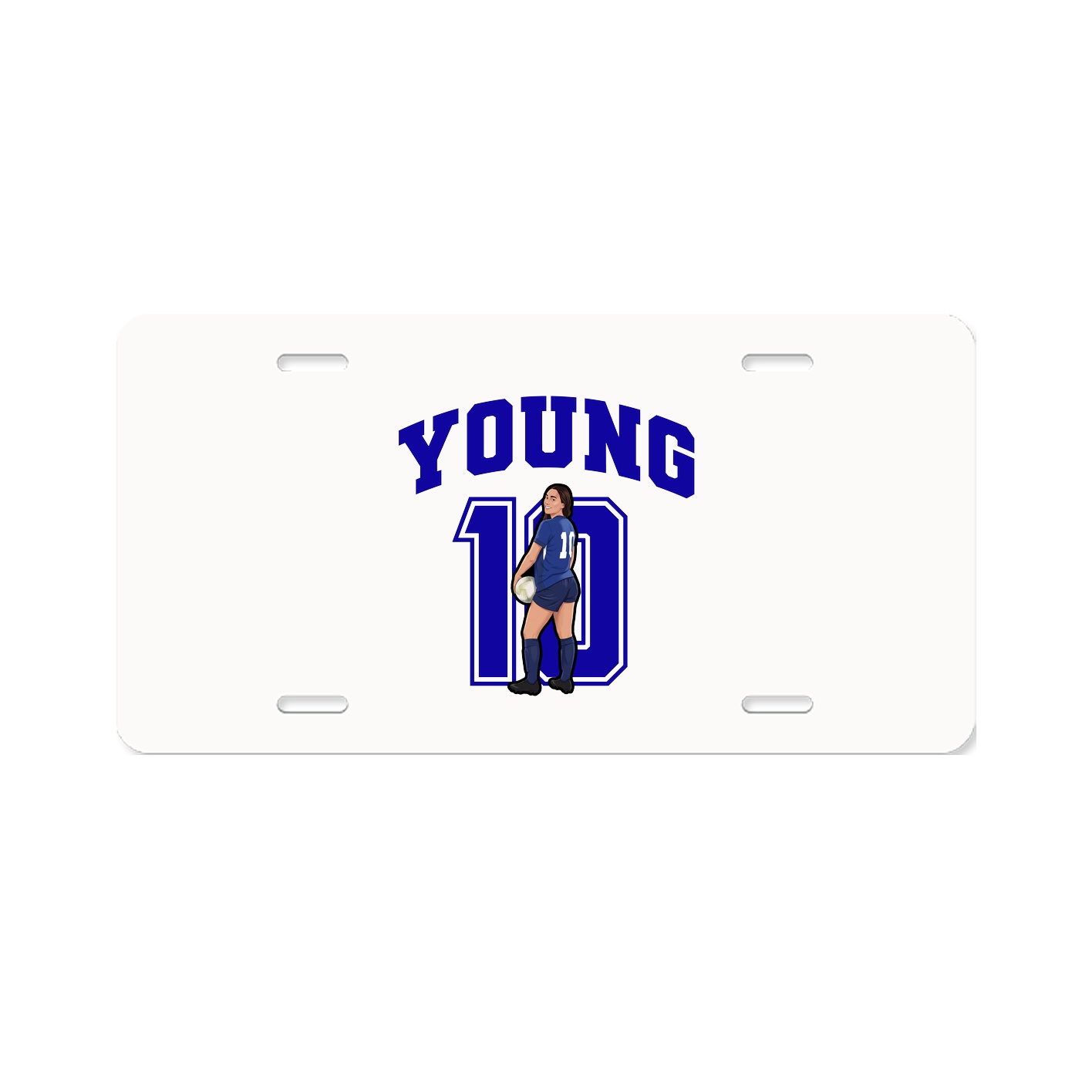 License Plate — Number in Classic