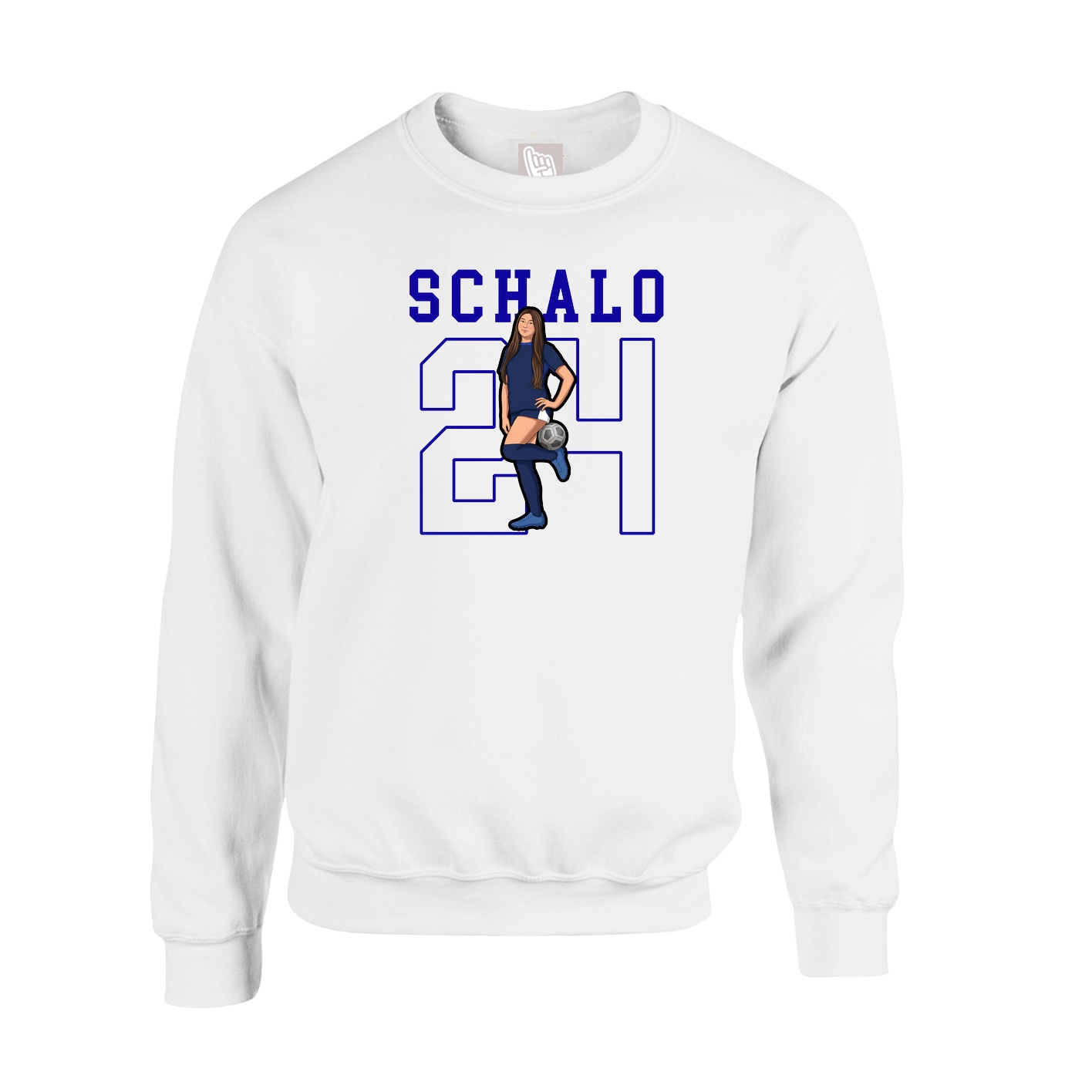 Fleece Crew — Shirsey in White
