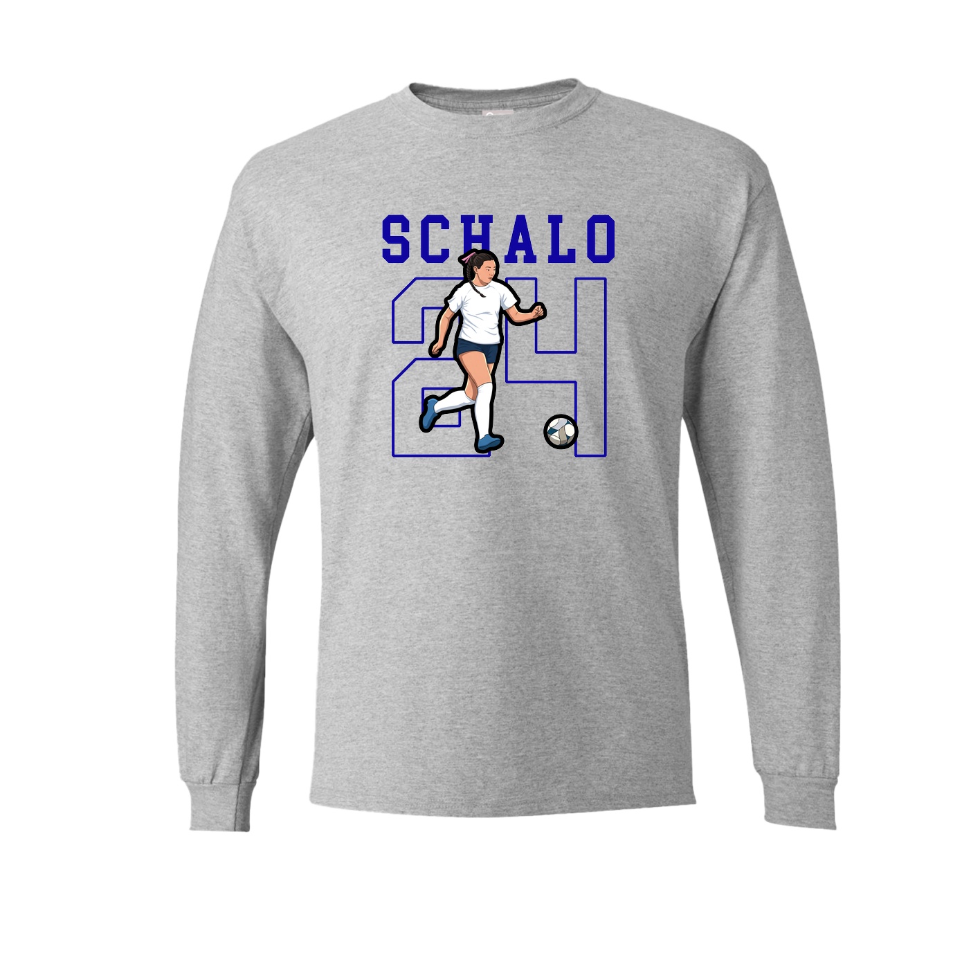 Long Sleeve Tee — Shirsey in Grey