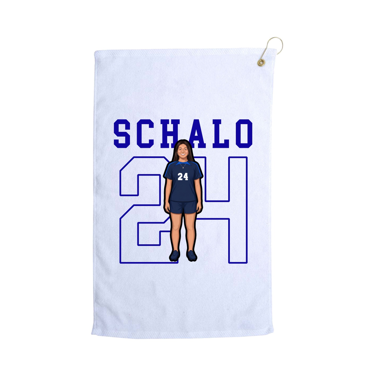 Golf Towel — Shirsey in White