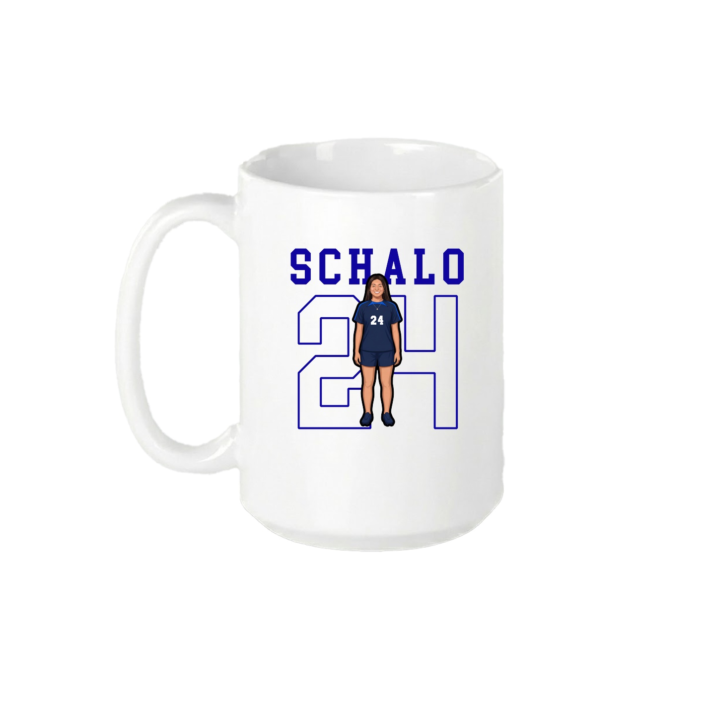 15oz Coffee Mug — Shirsey in White