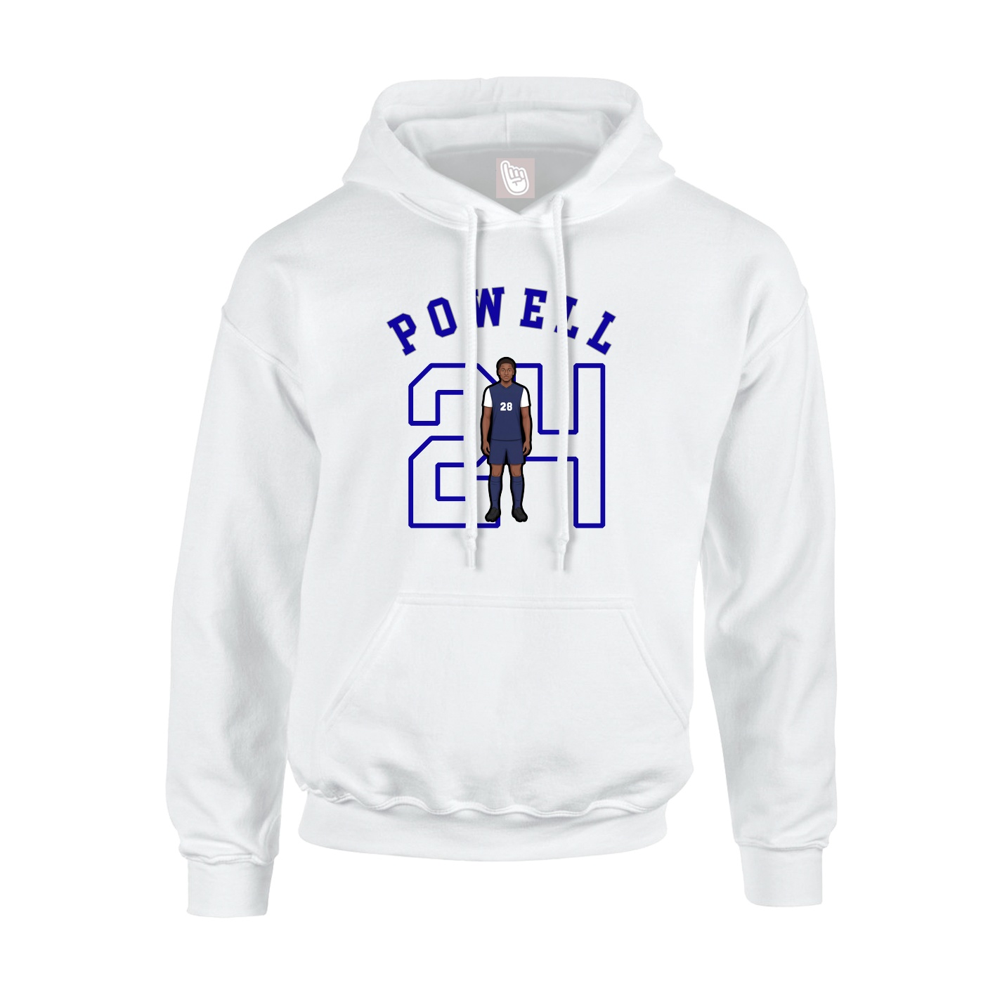 Hoodie — Shirsey Arch in White