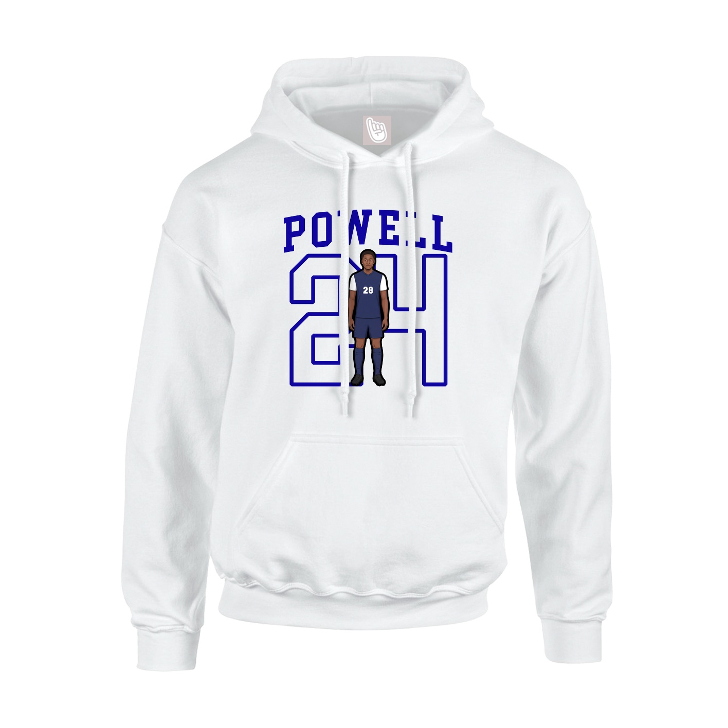 Hoodie — Shirsey in White