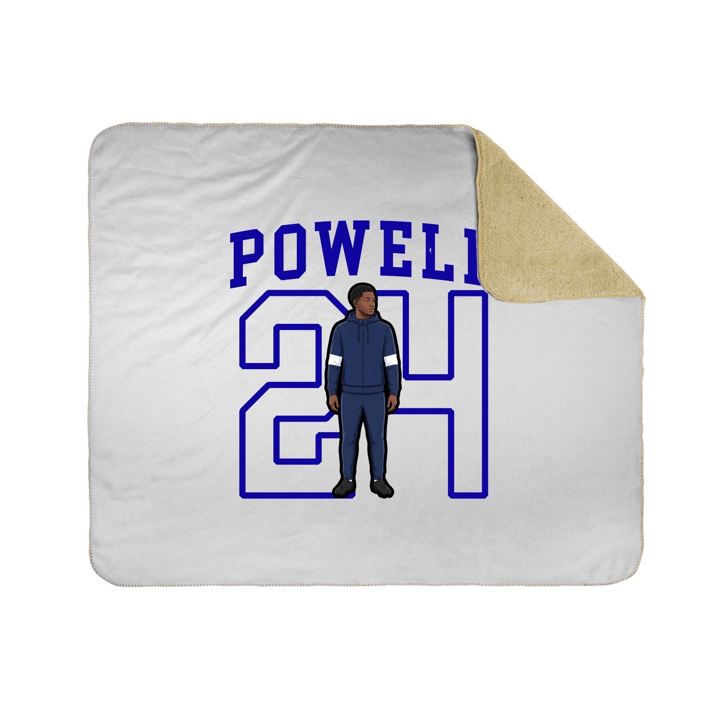 Throw Blanket — Shirsey in White