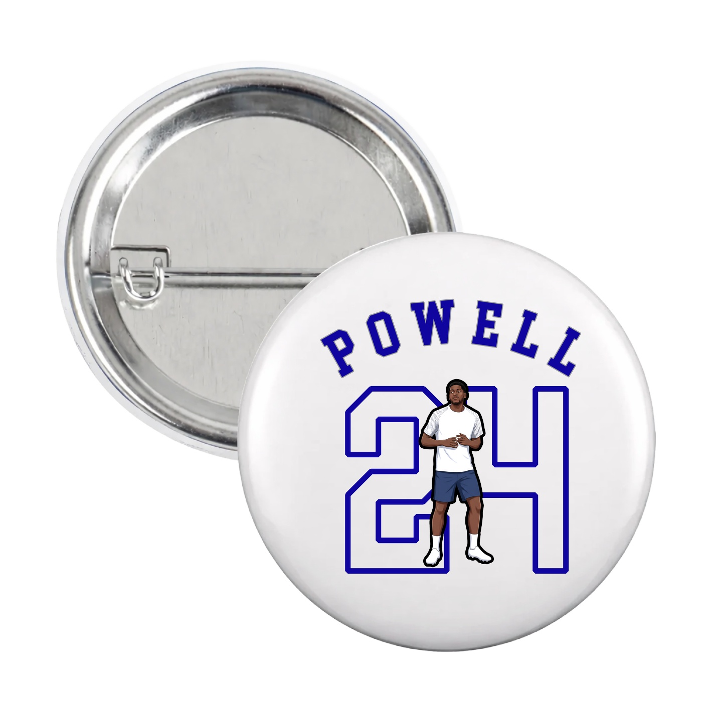 Game Day Button — Shirsey Arch in White