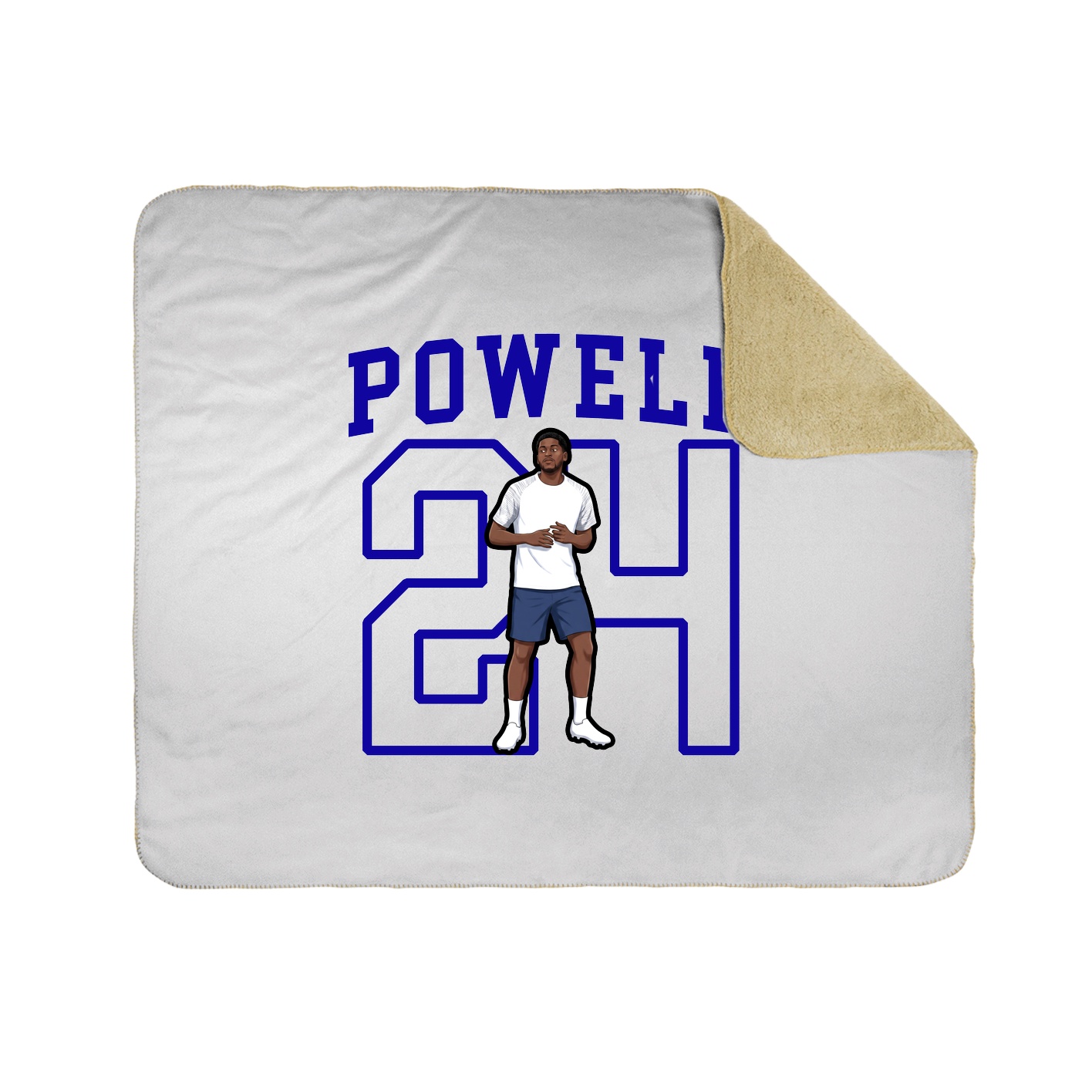 Throw Blanket — Shirsey in White