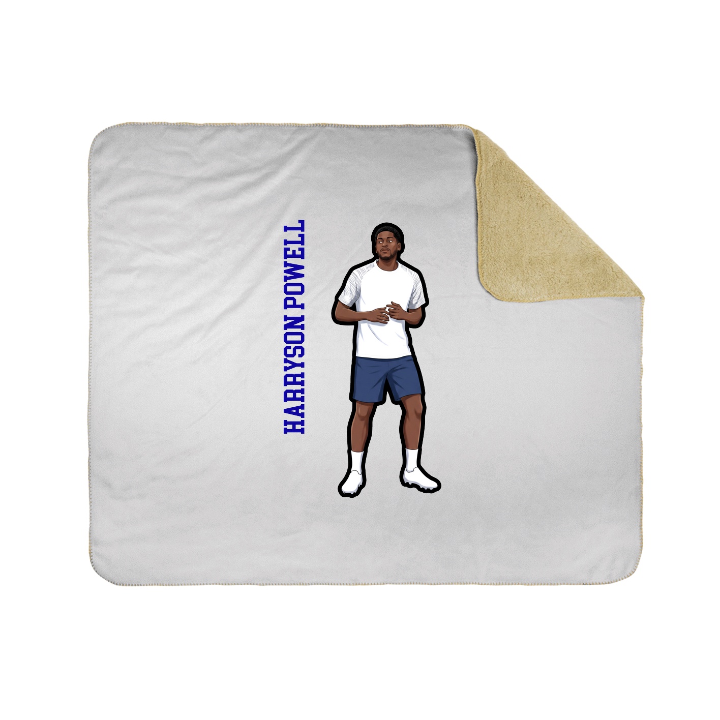 50x60 Sherpa Lined Throw Blanket