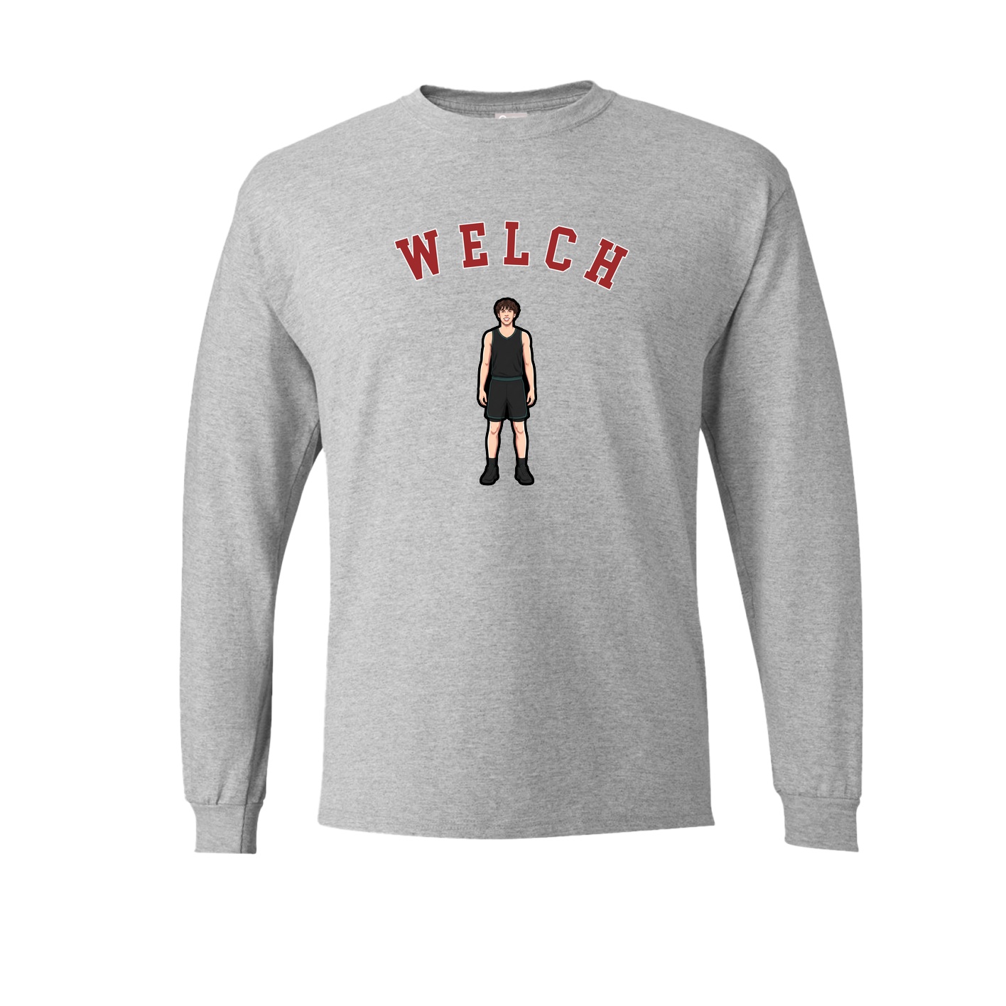 Long Sleeve Tee — Shirsey Arch in Grey
