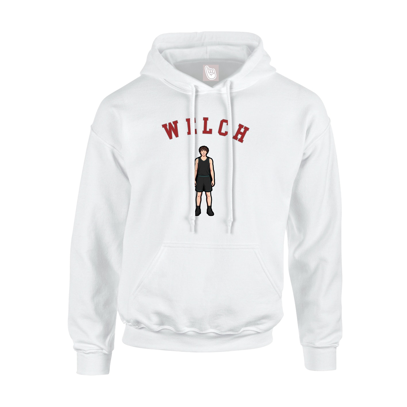 Hoodie — Shirsey Arch in White