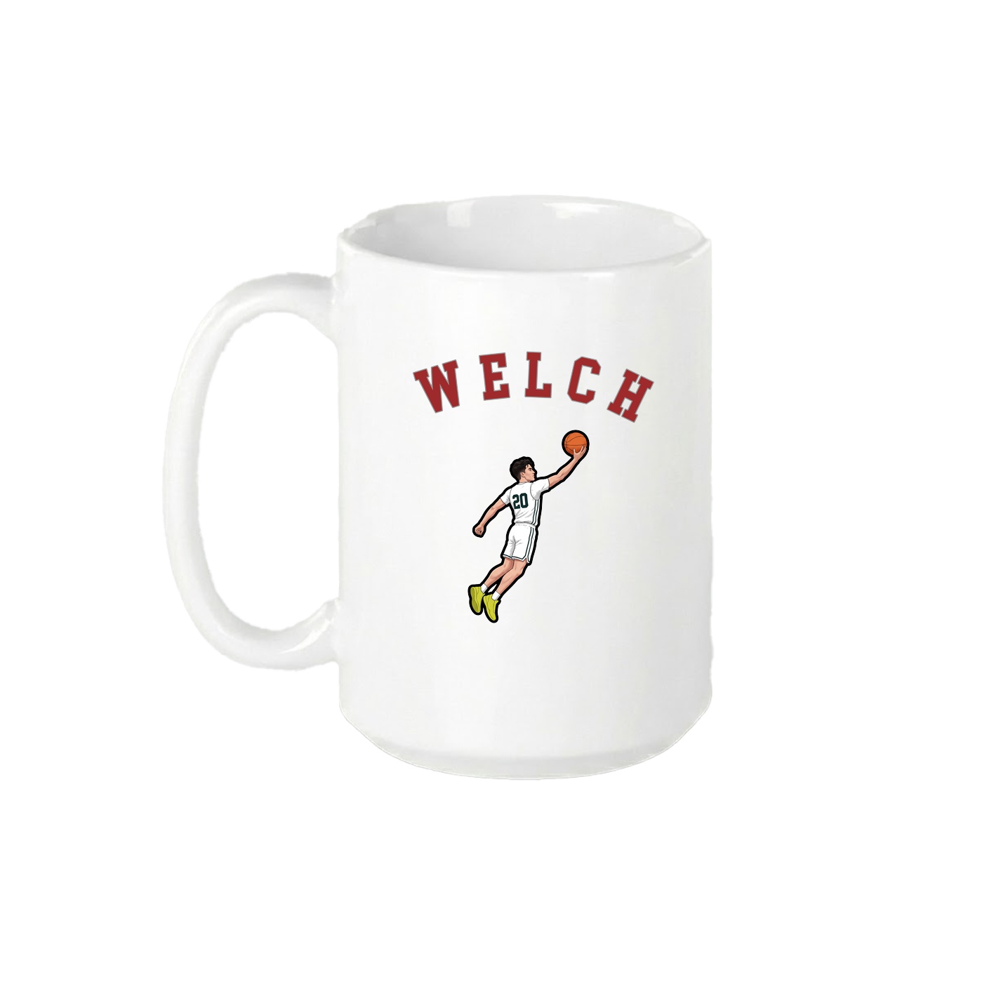 15oz Coffee Mug — Shirsey Arch in White